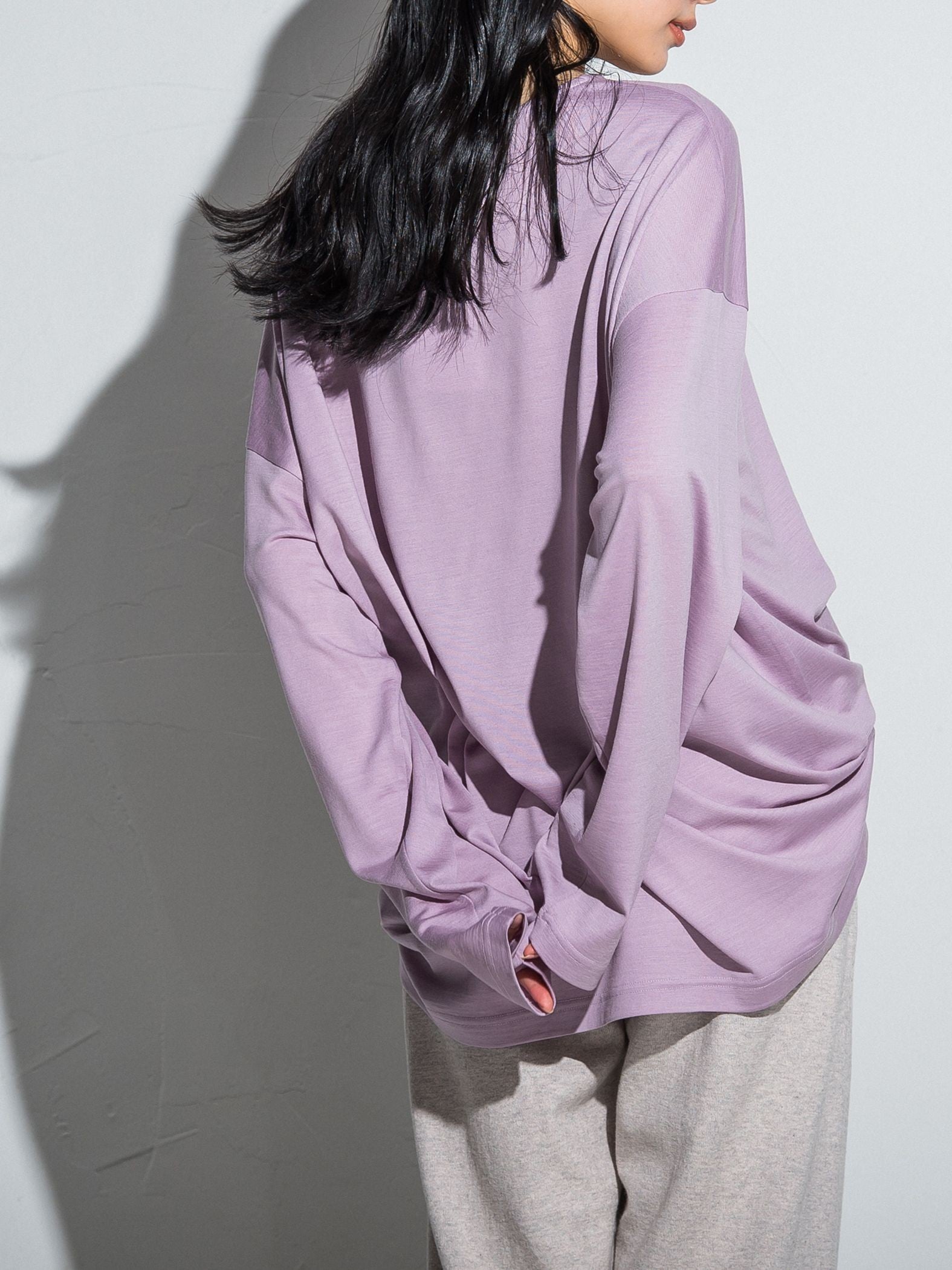 オールシーズン使える ウォッシャブルウールTシャツ ≪手洗い可能≫