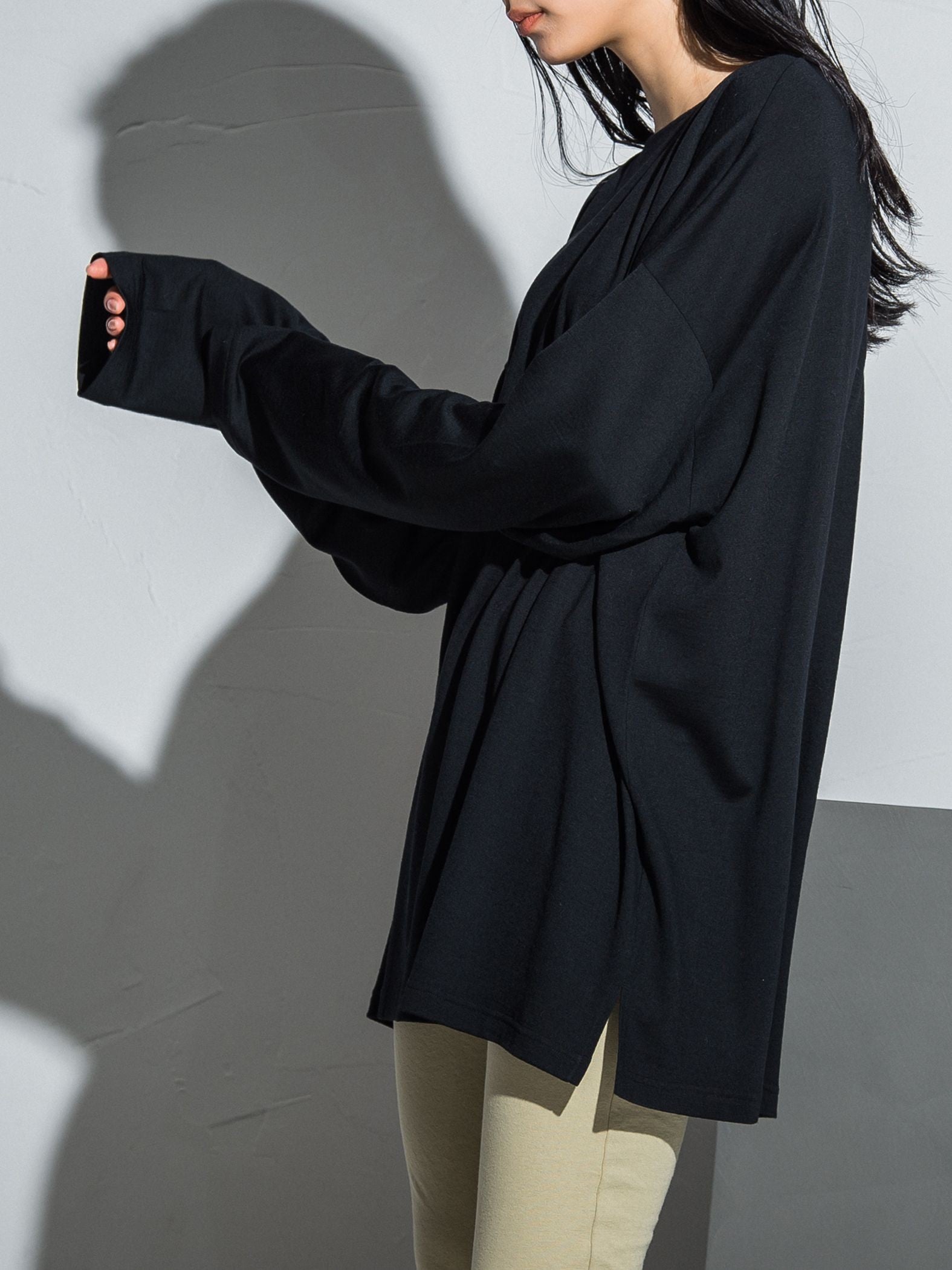 オールシーズン使える ウォッシャブルウールTシャツ ≪手洗い可能≫
