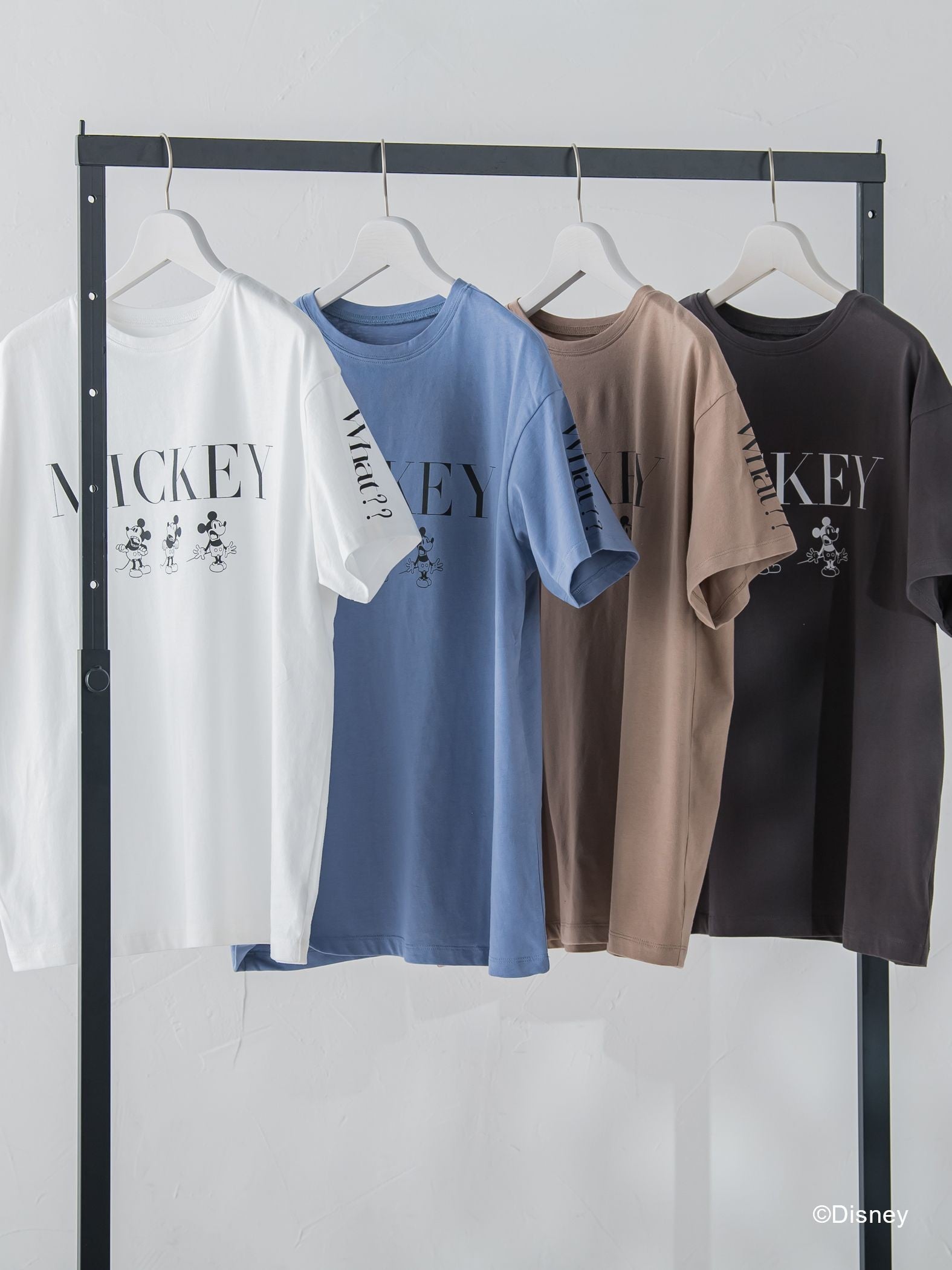 【DISNEY/ディズニー ミッキーマウス】MICKEYオーバーサイズTシャツ《洗濯機で洗える》