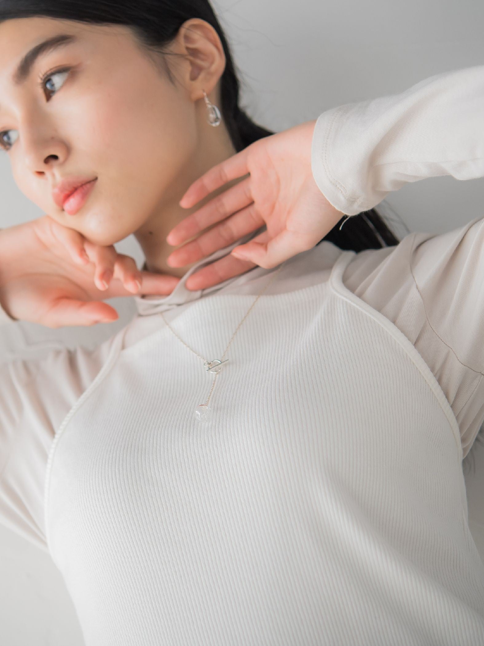 【JLounge限定】《 Sol pierce 》 パフュームガラスピアス