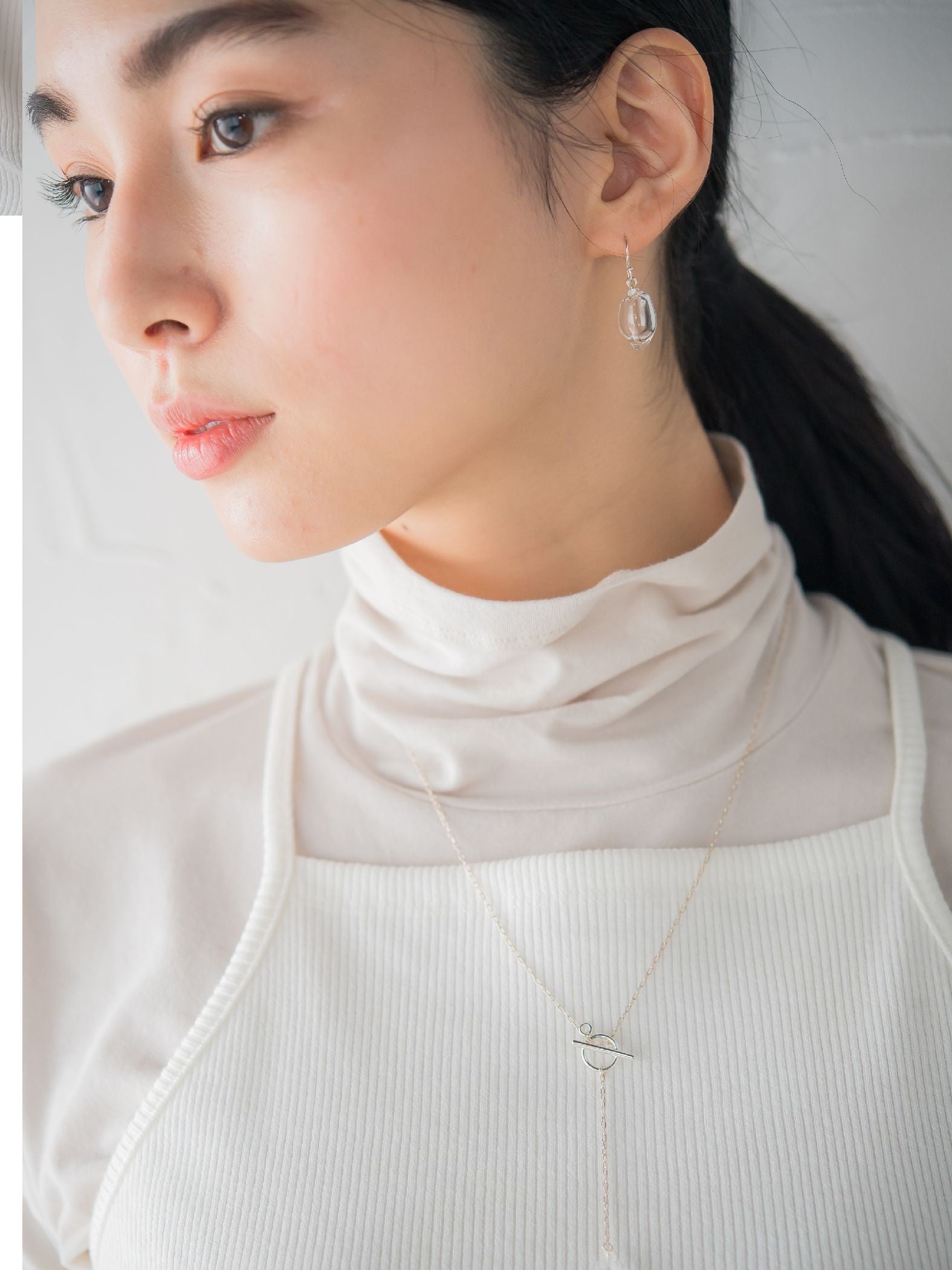 【JLounge限定】《 Sol pierce 》 パフュームガラスピアス