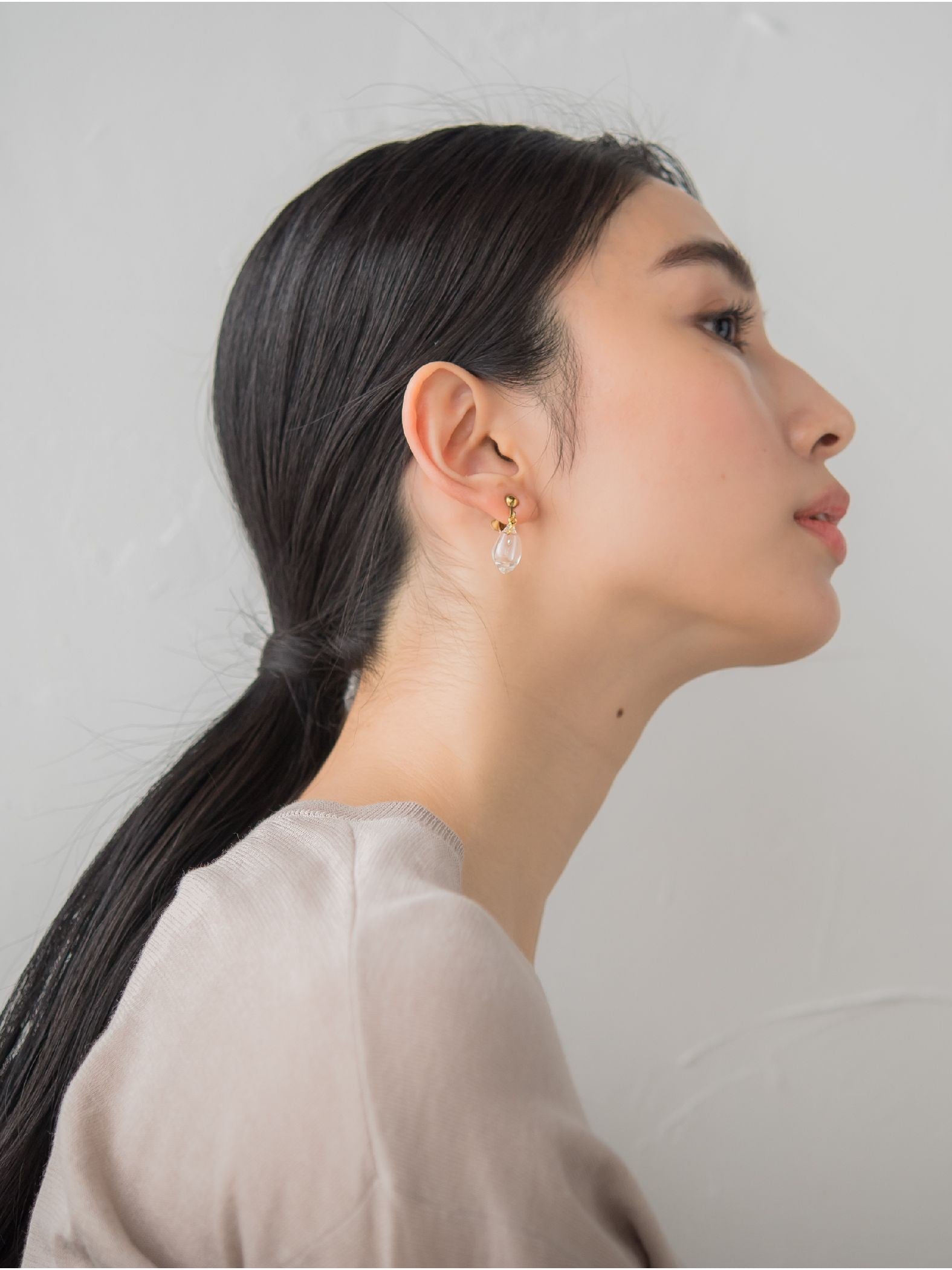 【JLounge限定】《 Sol earring 》 パフュームガラスイヤリング