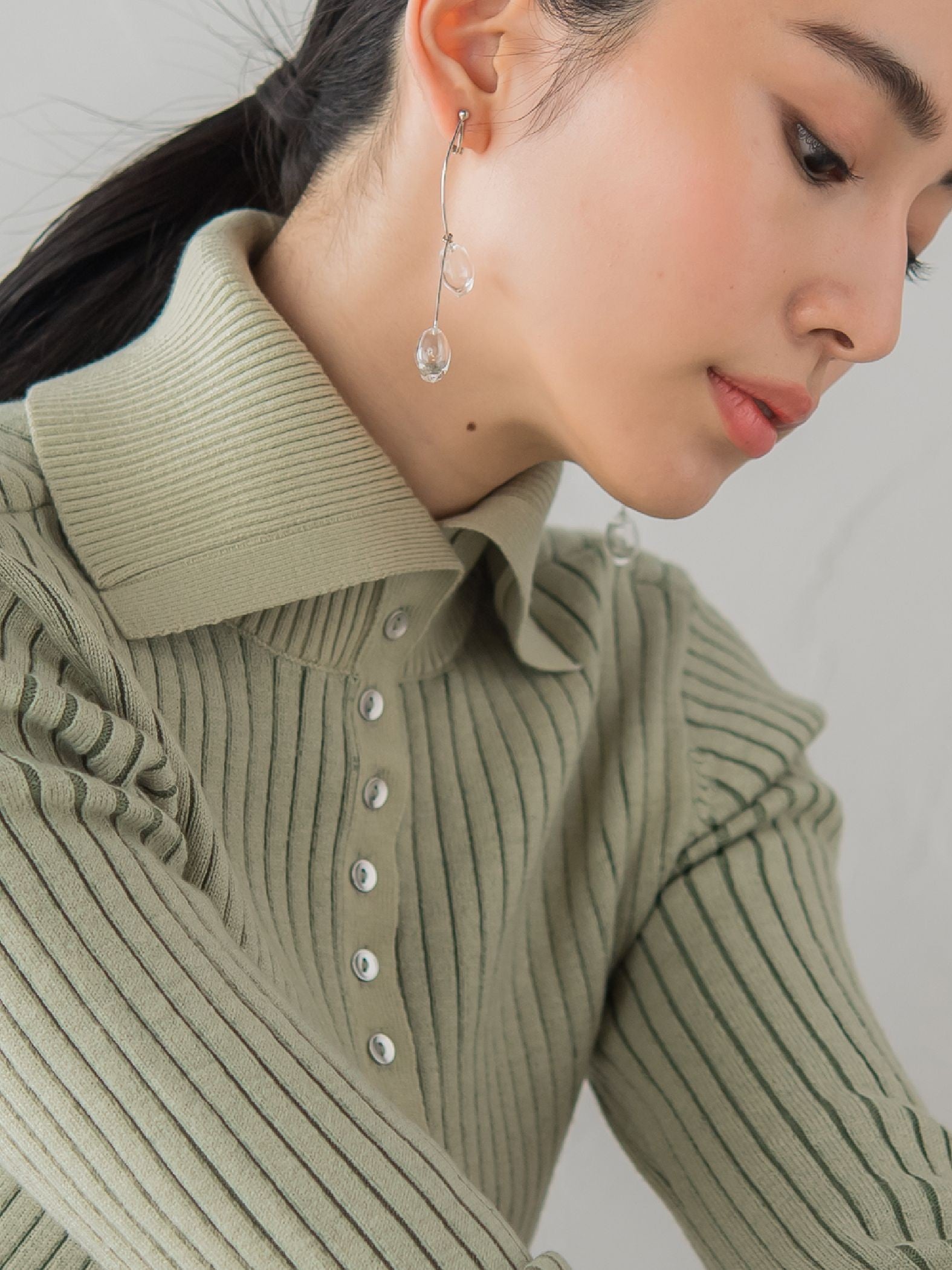 【雑誌掲載 / JLounge限定】《 Damia pierce 》 パフュームガラスピアス