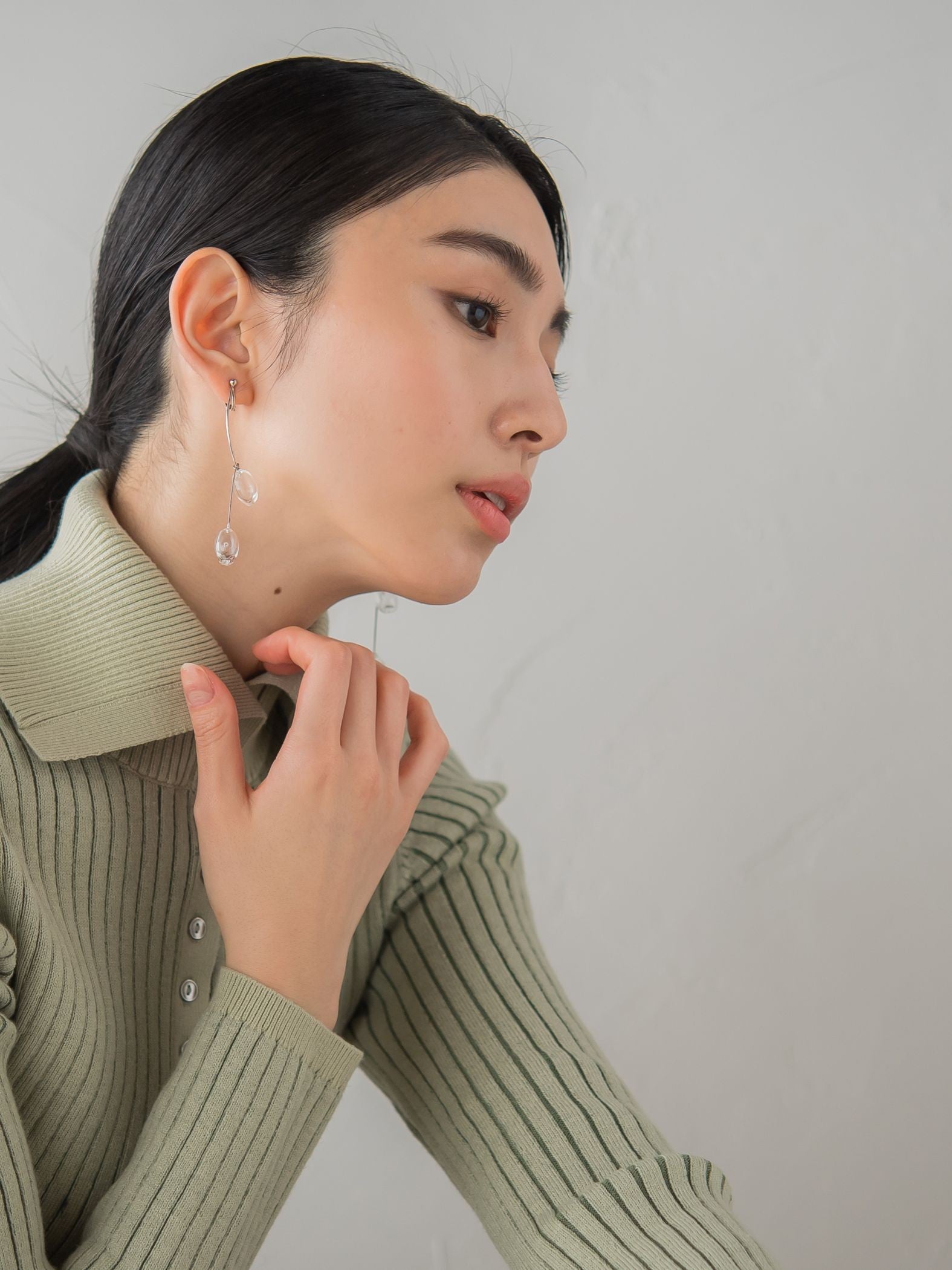 【雑誌掲載 / JLounge限定】《 Damia pierce 》 パフュームガラスピアス