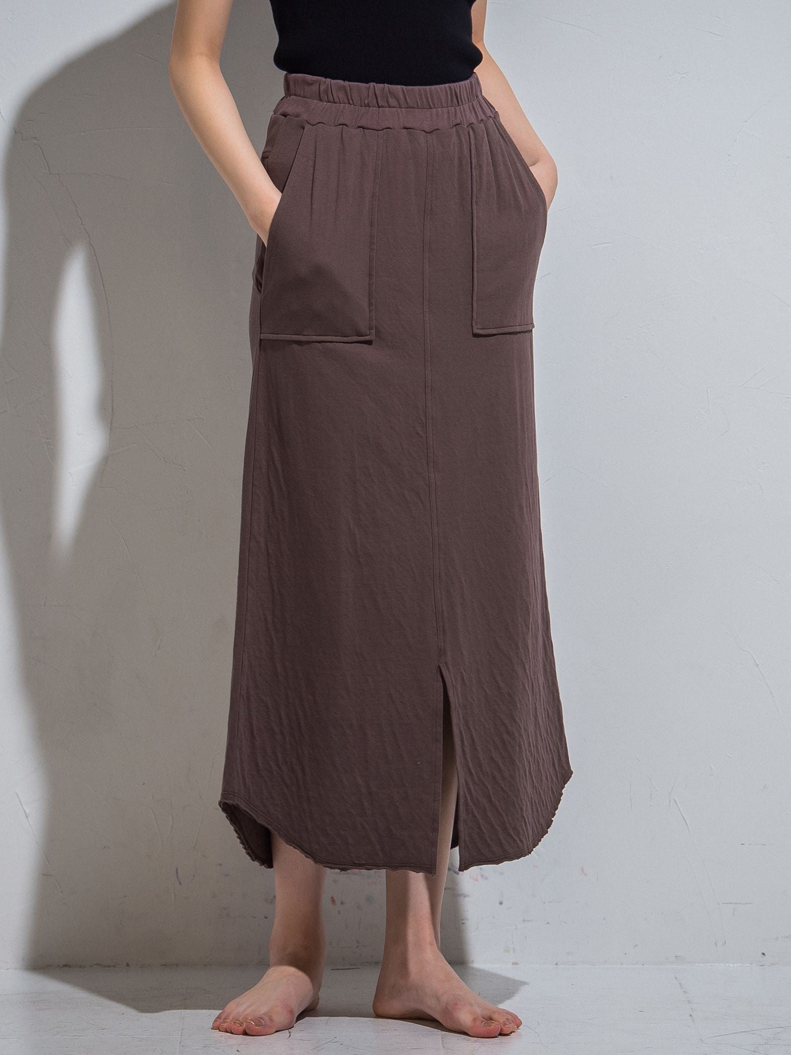 とろけるような至福の肌心地 HEAVENLY COTTON Working skirt ≪手洗い可能/サスティナブル素材使用≫