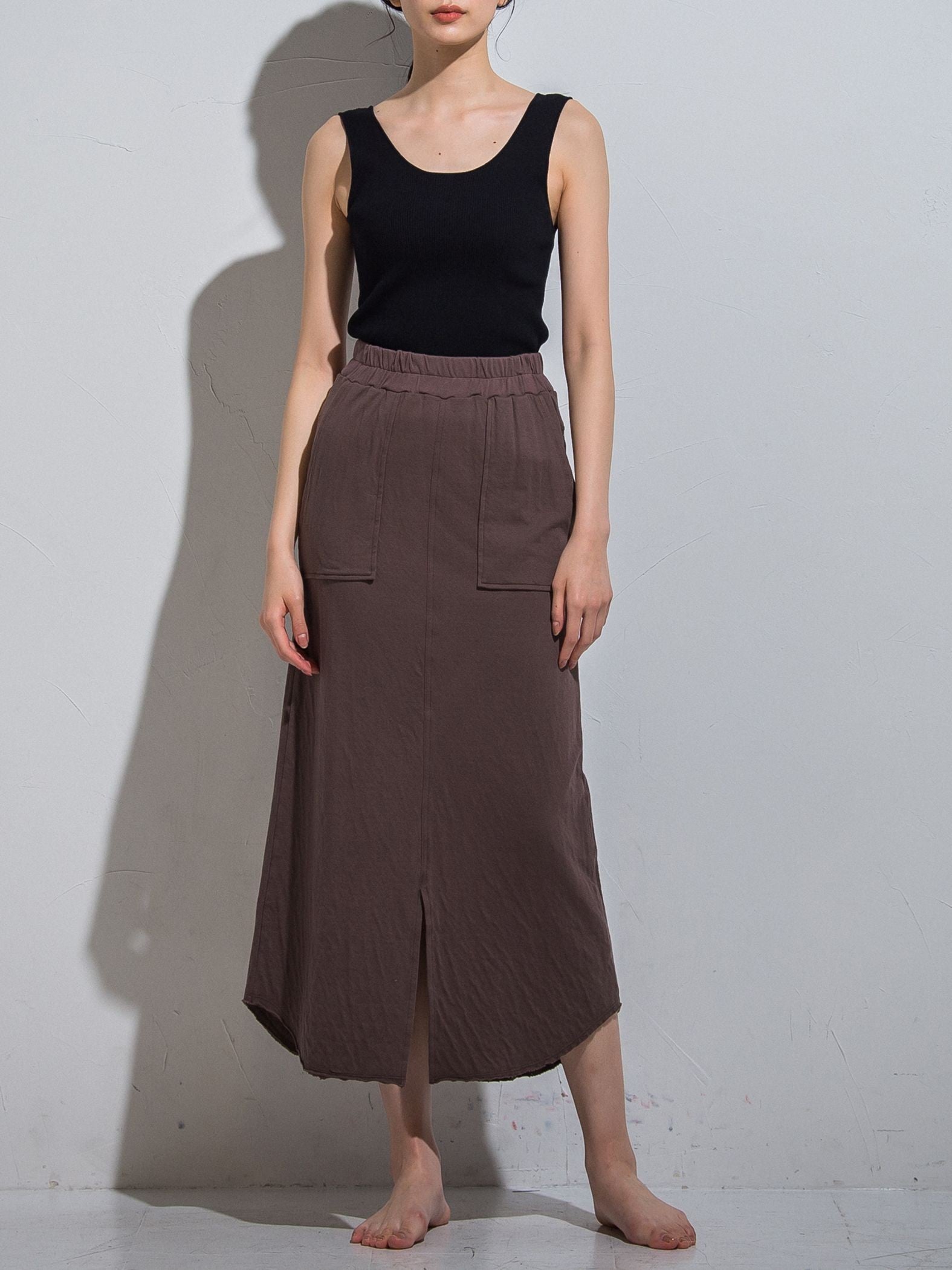 とろけるような至福の肌心地 HEAVENLY COTTON Working skirt ≪手洗い可能/サスティナブル素材使用≫