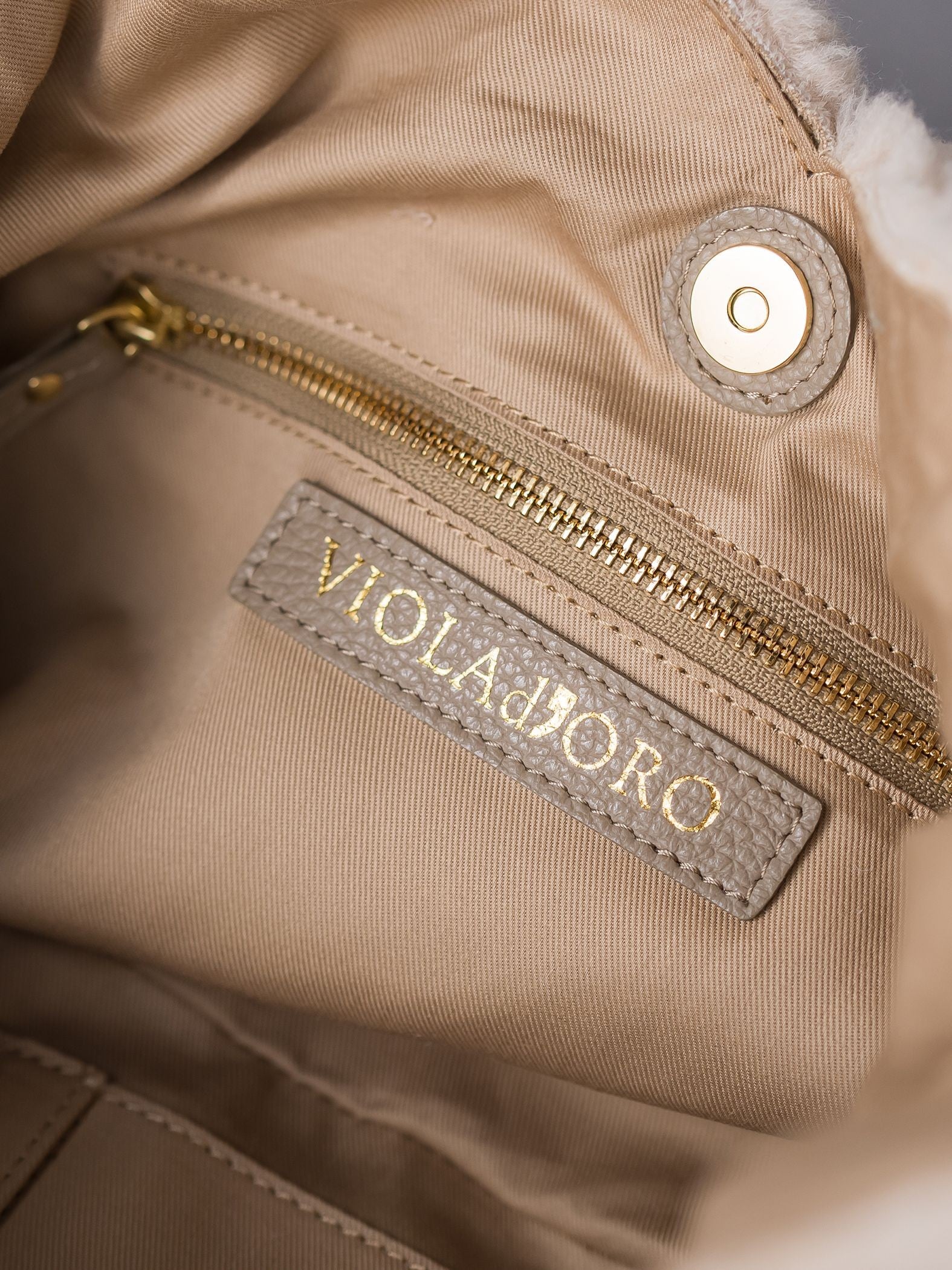 ≪VIOLAd’ORO≫レザーメッシュバッグ