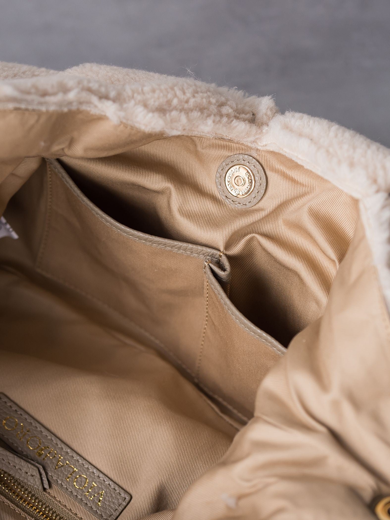 ≪VIOLAd’ORO≫レザーメッシュバッグ