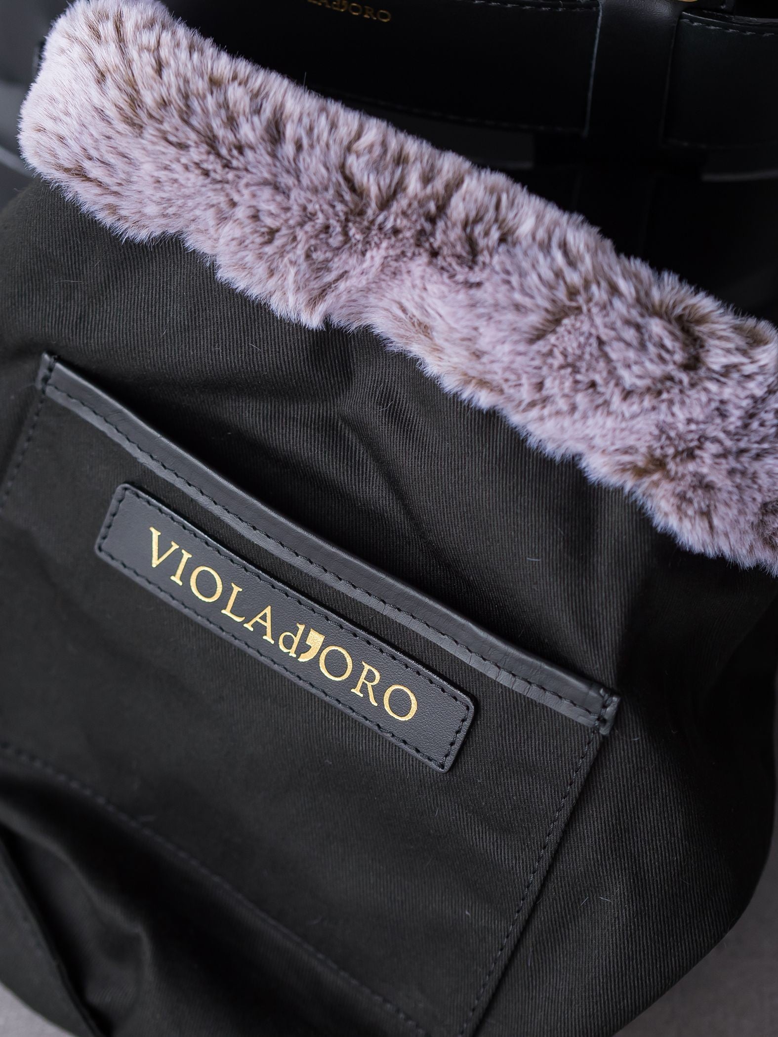 ≪VIOLAd’ORO≫レザーメッシュバッグ