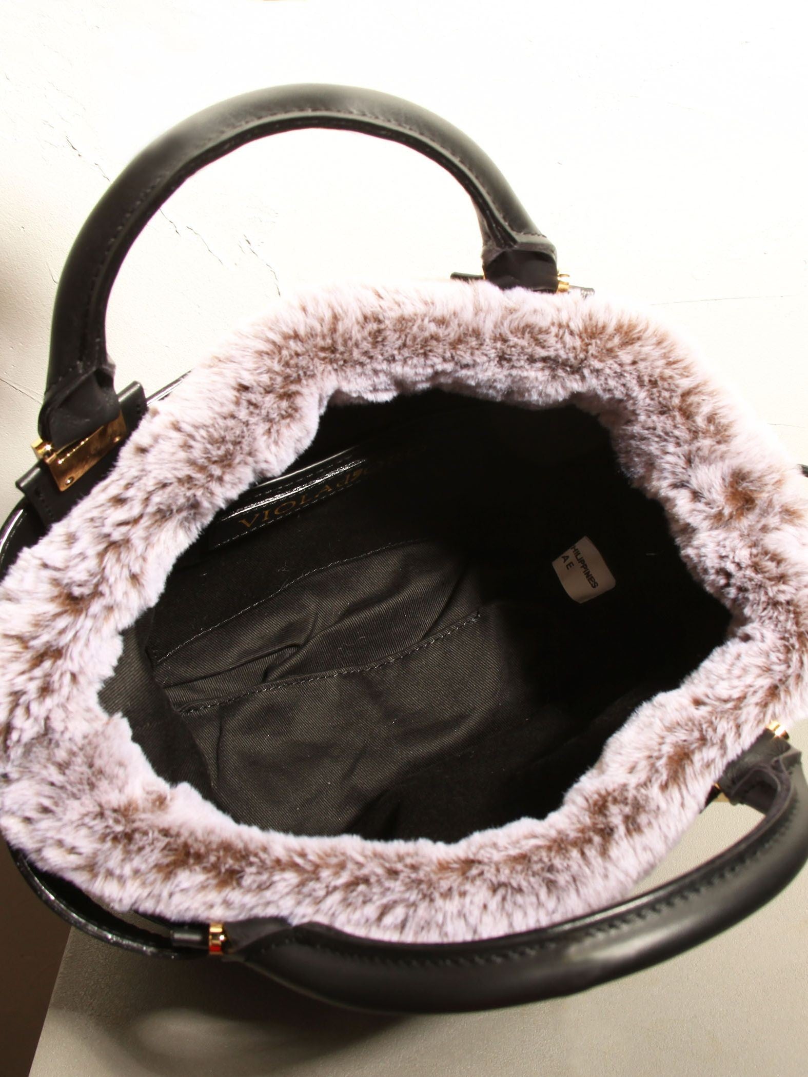 ≪VIOLAd’ORO≫レザーメッシュバッグ