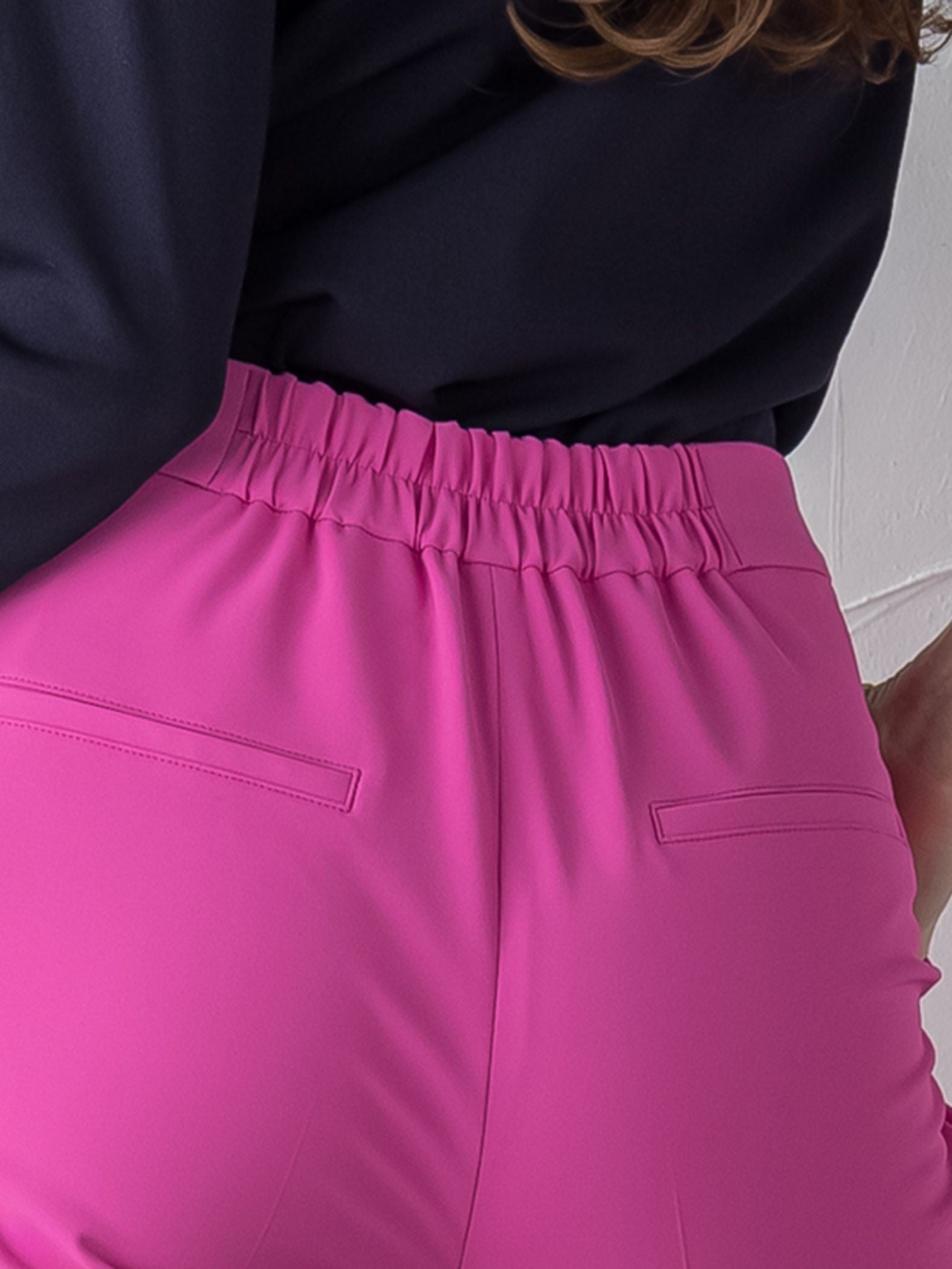 ポケットフリル美シルエットパンツ≪洗濯機で洗える≫