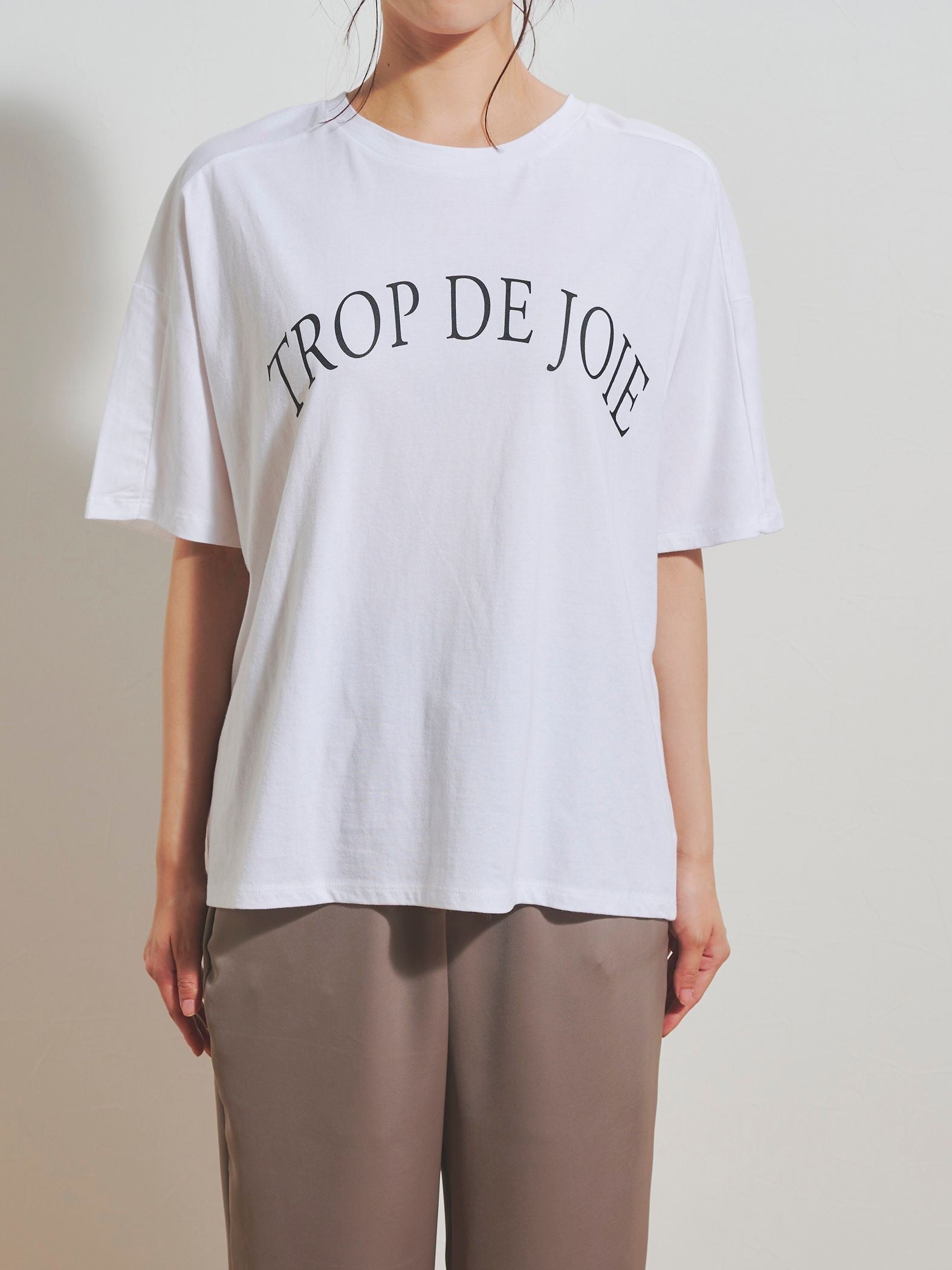 グログランラインロゴTシャツ≪手洗い可能≫