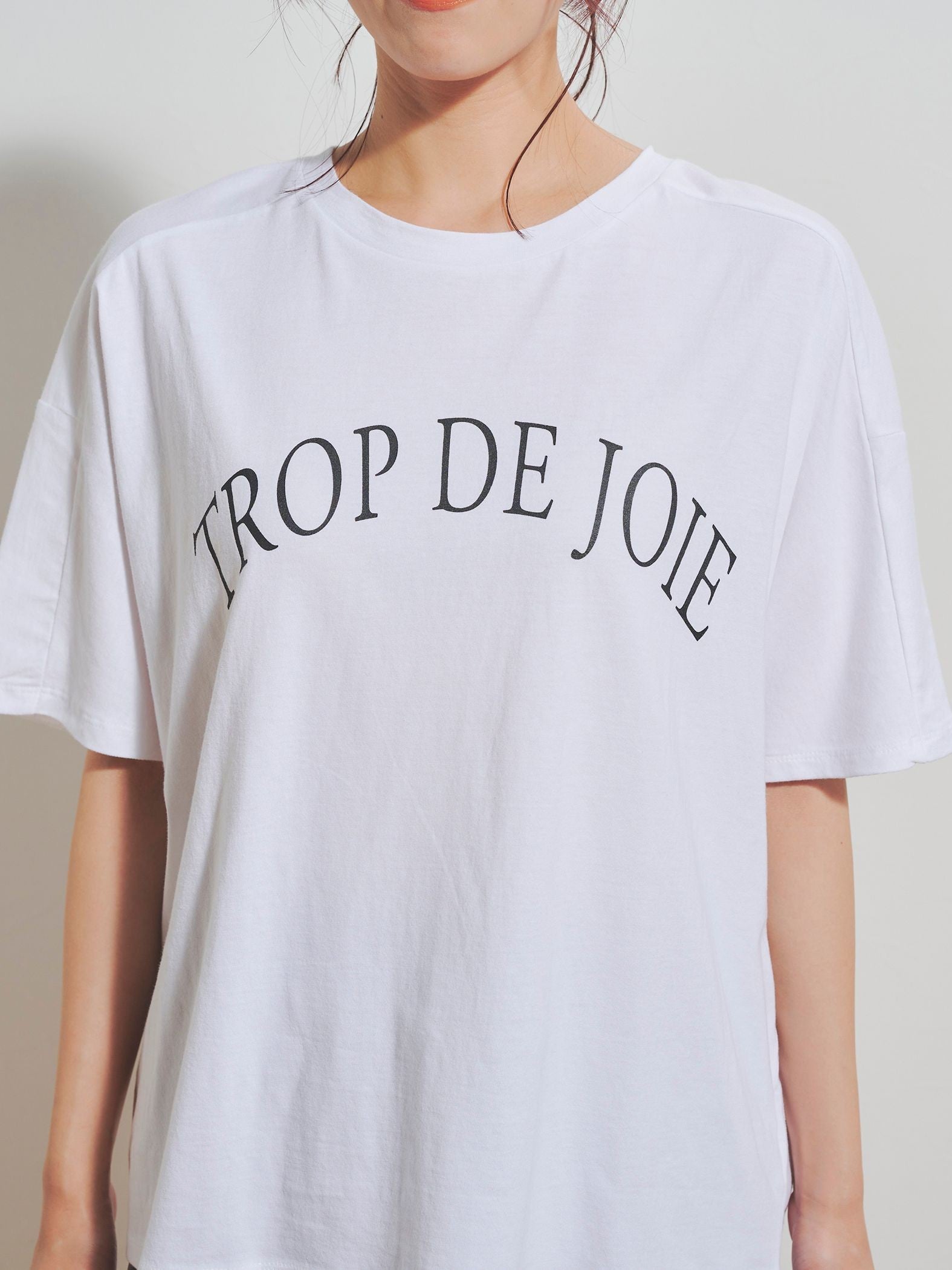 グログランラインロゴTシャツ≪手洗い可能≫