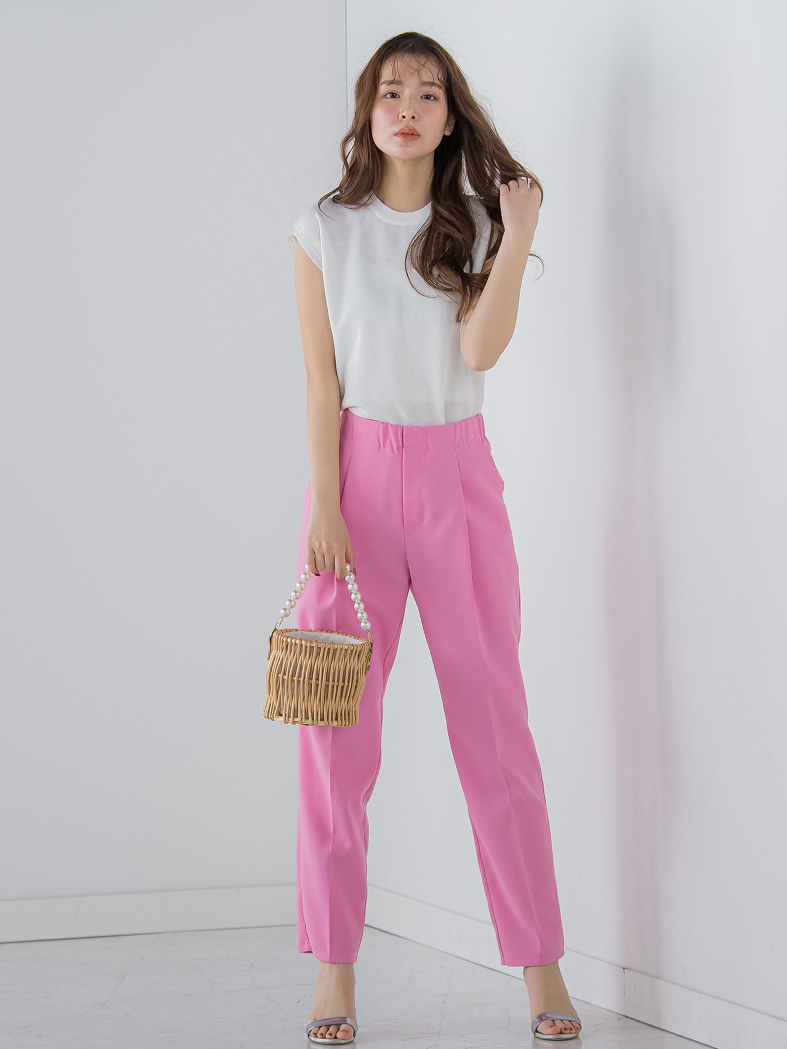 【ビッキー定番/新色登場!これからの夏に大活躍】麻タッチプルオーバー《手洗い可能》