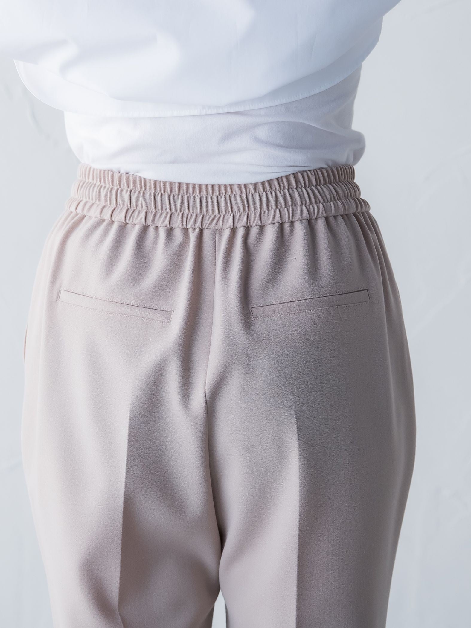 ドロストテーパードパンツ≪洗濯機で洗える≫