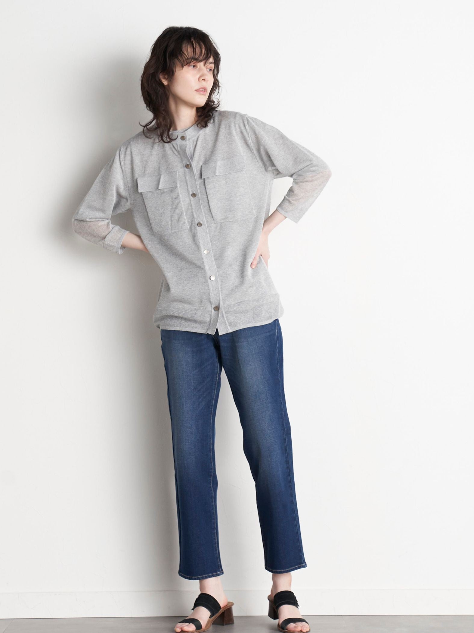【極】イスコマルチ4WAYデニムパンツ≪洗濯機で洗える≫