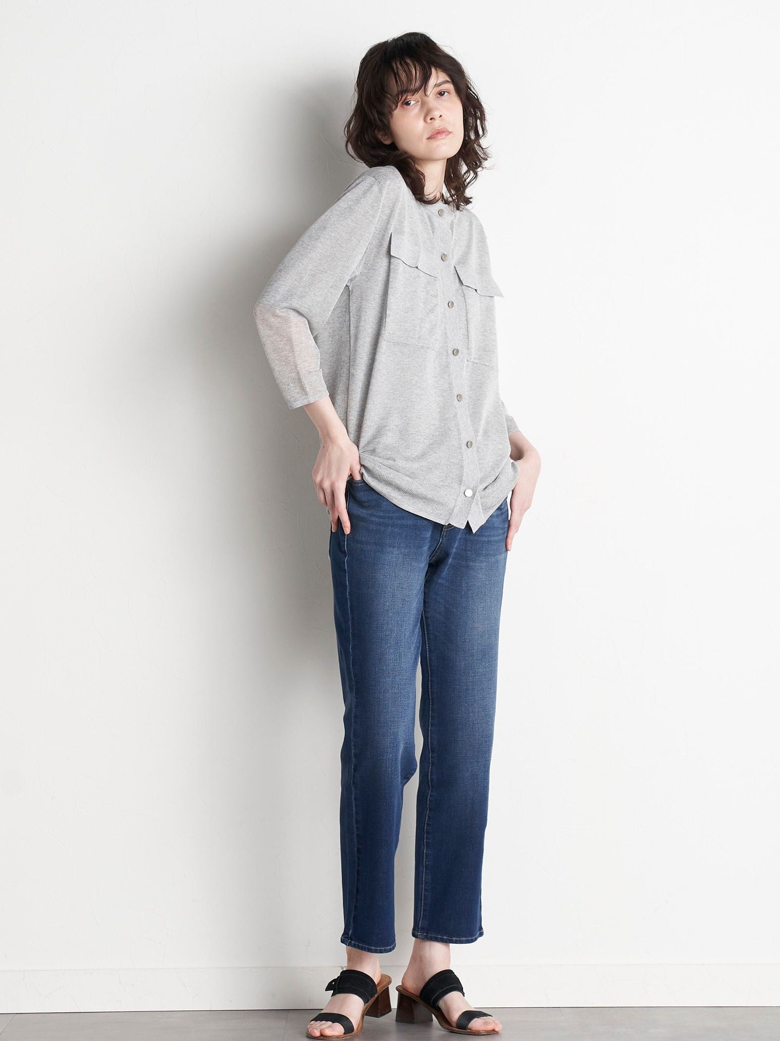 【極】イスコマルチ4WAYデニムパンツ≪洗濯機で洗える≫