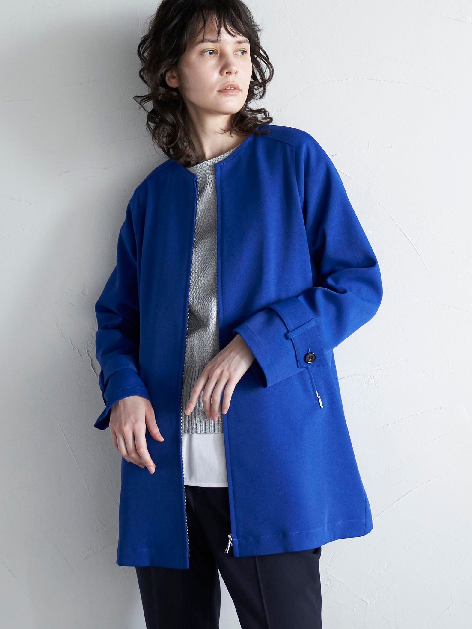 【ECOBLUE】エアロカプセルツイルコート≪洗濯機で洗える≫
