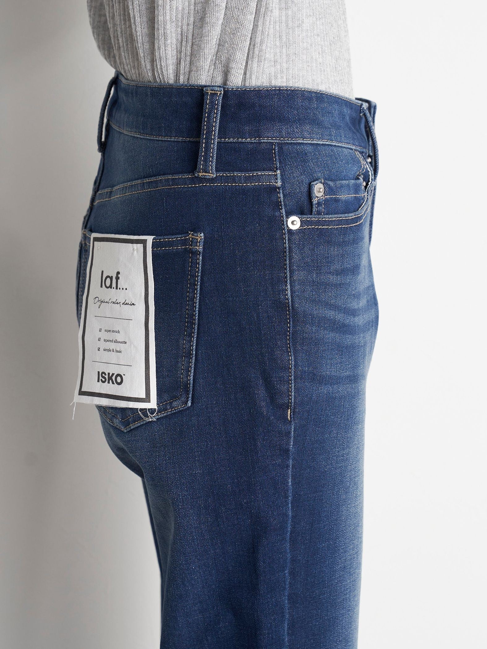 【極】イスコマルチ4WAYデニムパンツ≪洗濯機で洗える≫