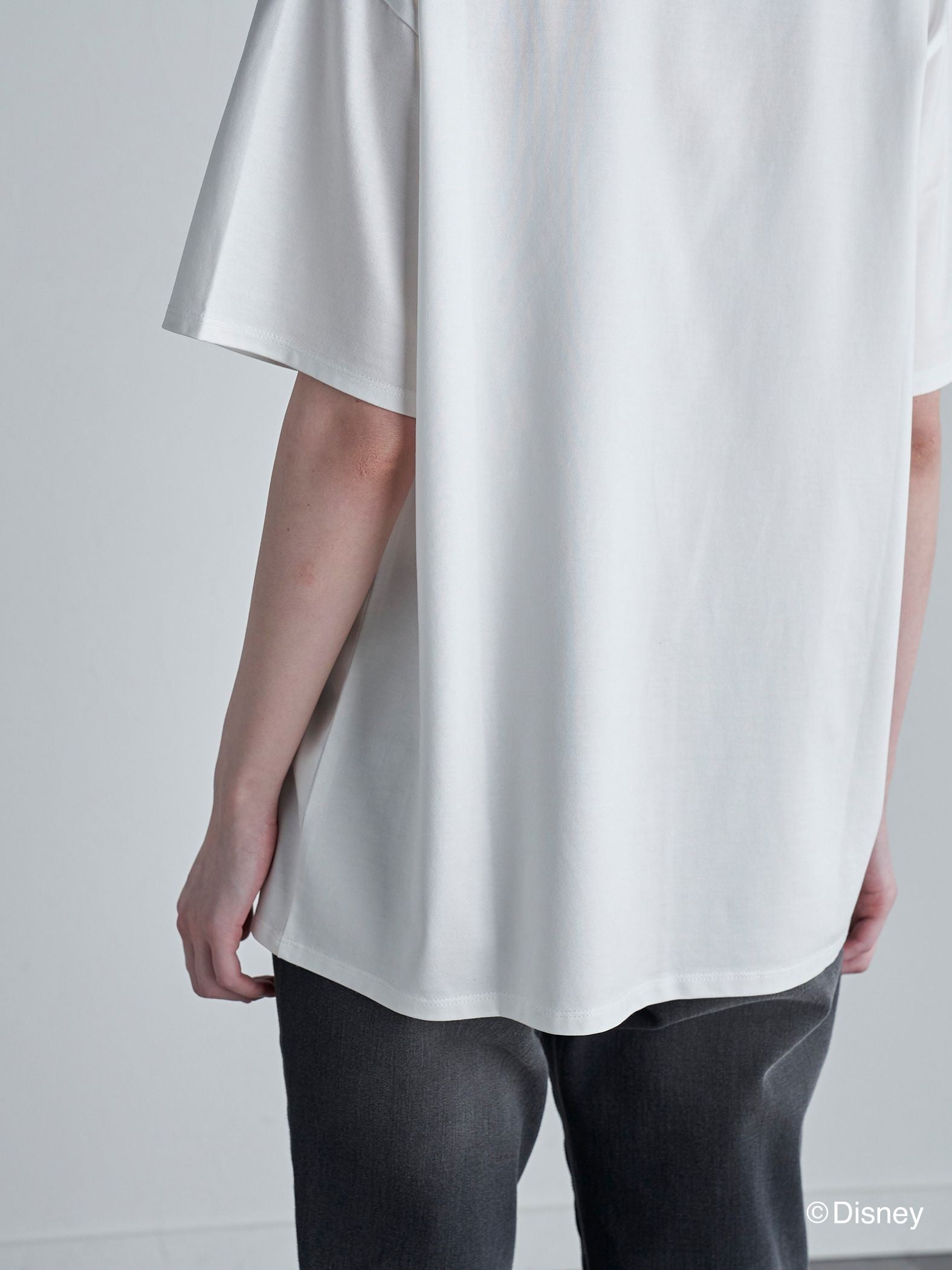 【BIOGRACE】ミッキーマウスTシャツ≪クローズアイ/洗濯機で洗える≫