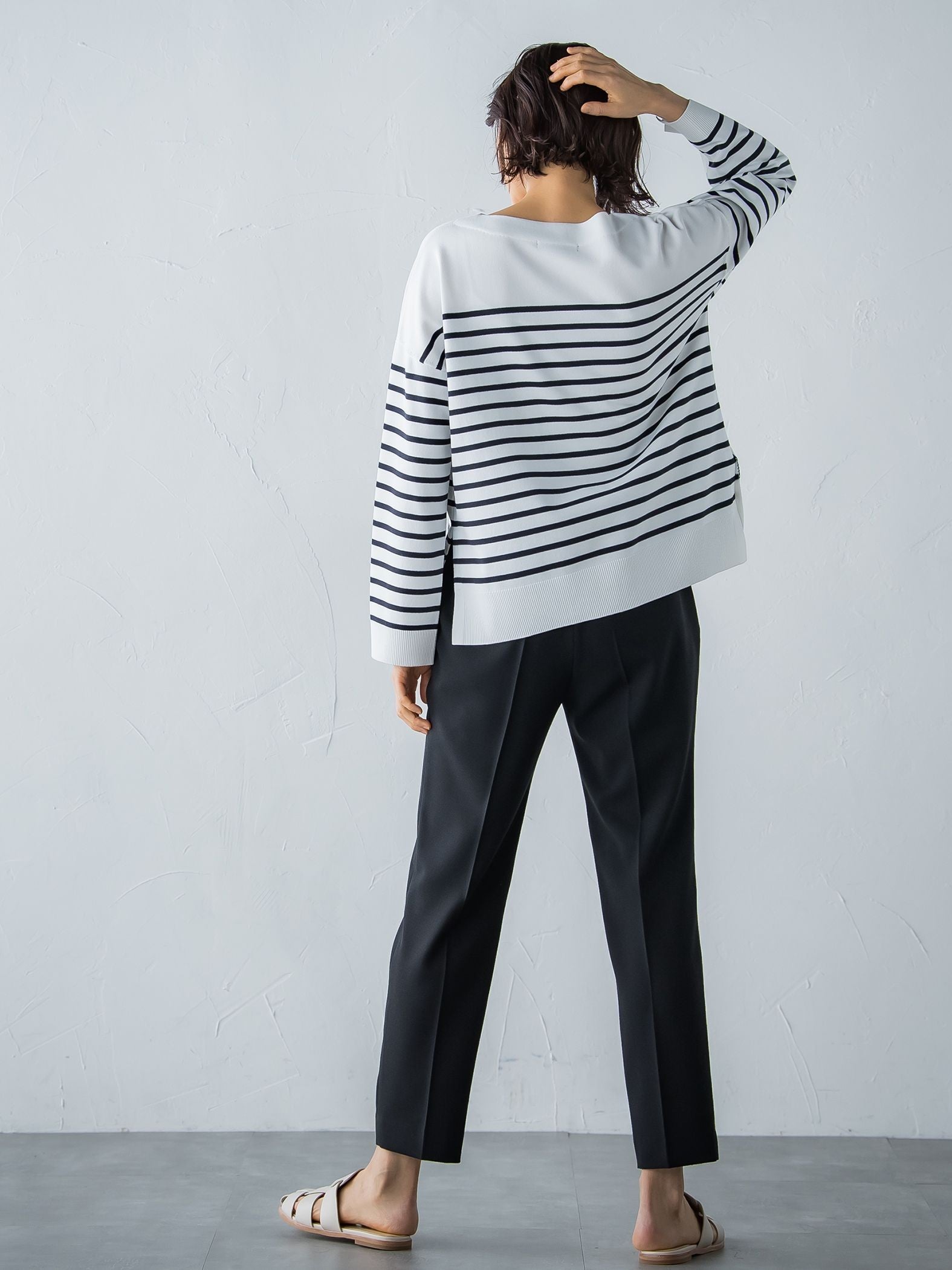 ドロストテーパードパンツ≪洗濯機で洗える≫