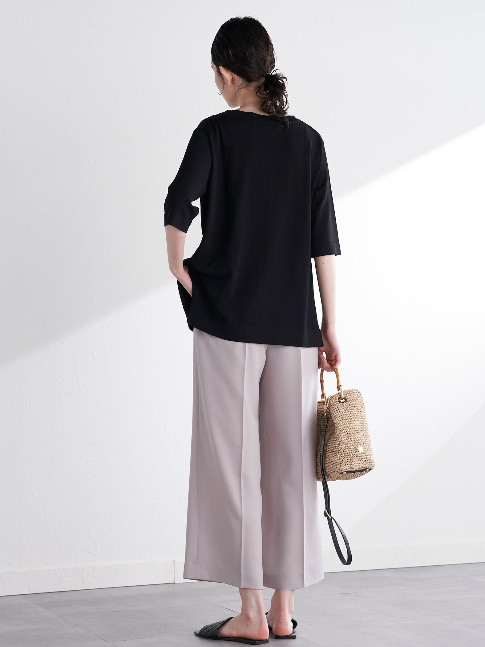 【WEB別注】きれいめリラクシーストレッチパンツ
