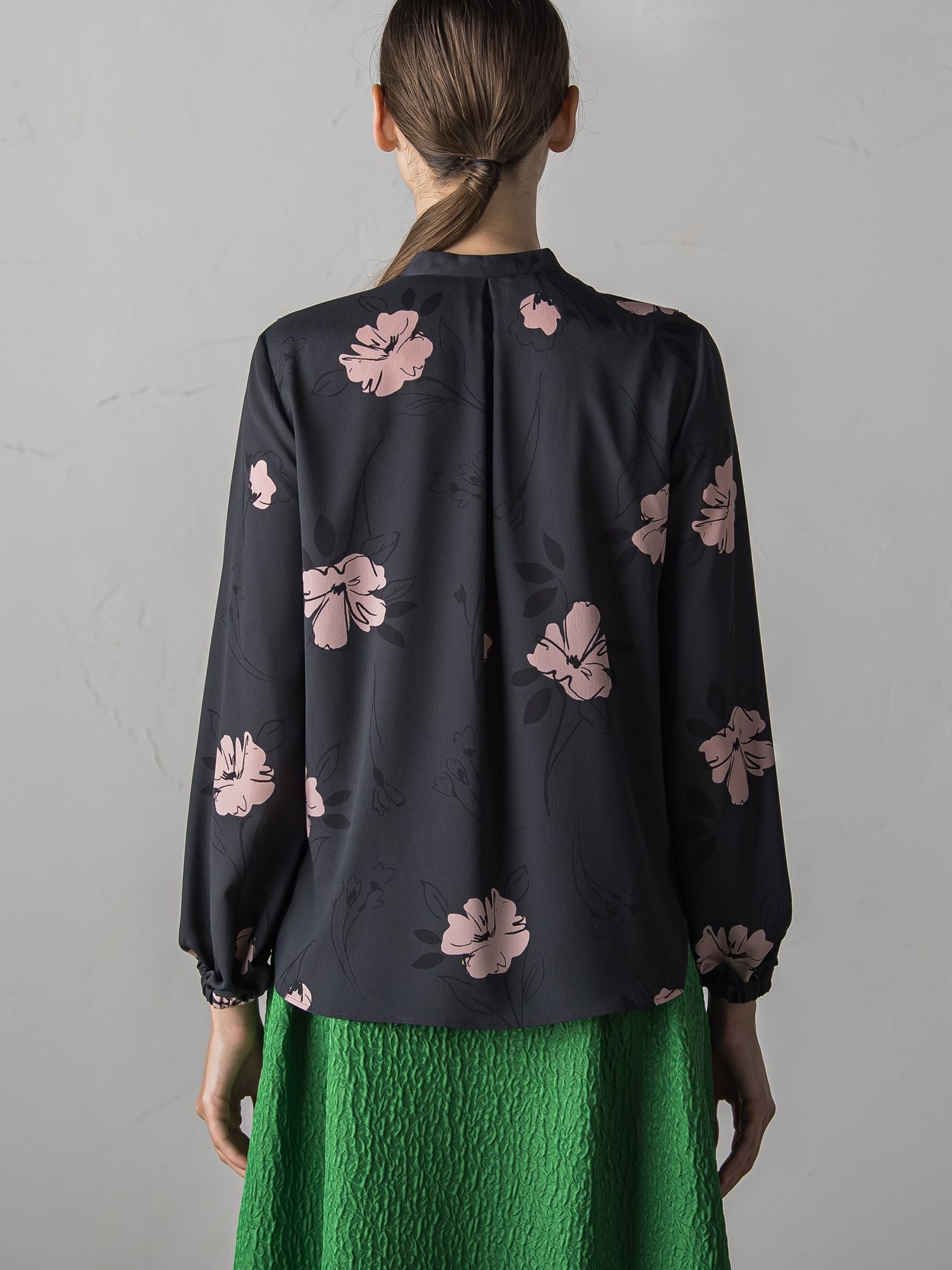 FLOWER PRINT BLOUSE