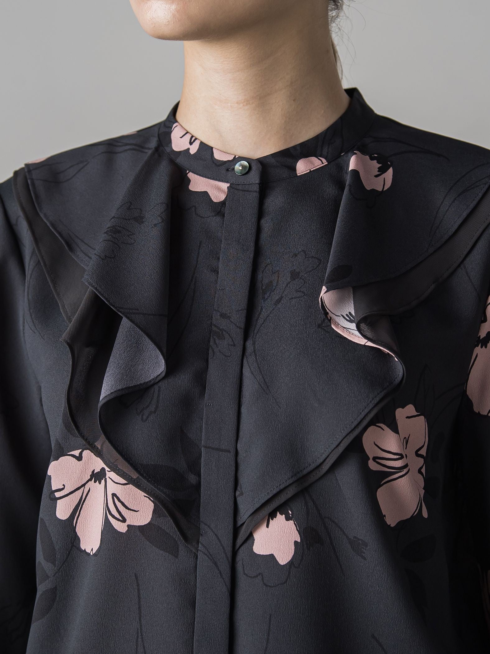 FLOWER PRINT BLOUSE
