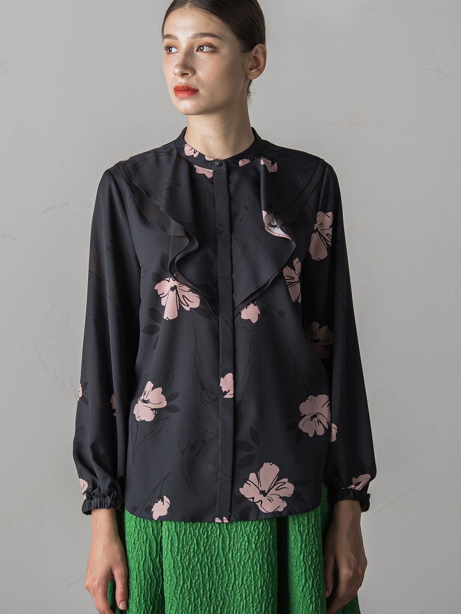 FLOWER PRINT BLOUSE