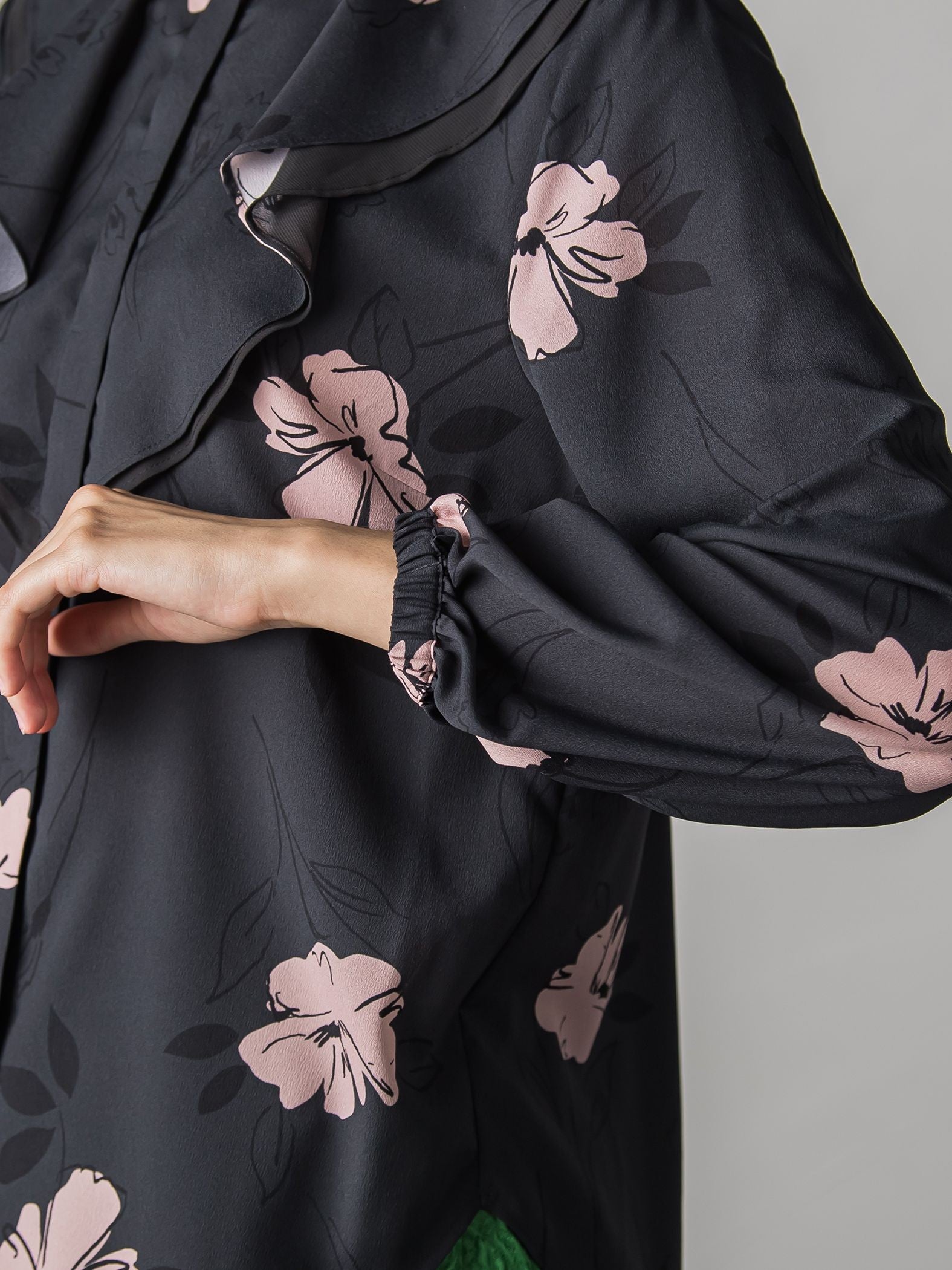 FLOWER PRINT BLOUSE