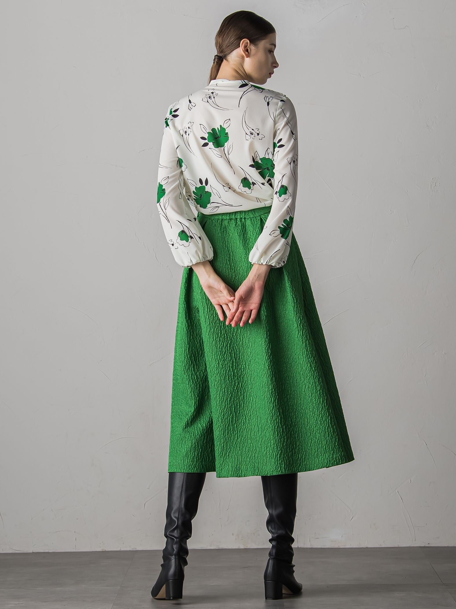 FLOWER PRINT BLOUSE