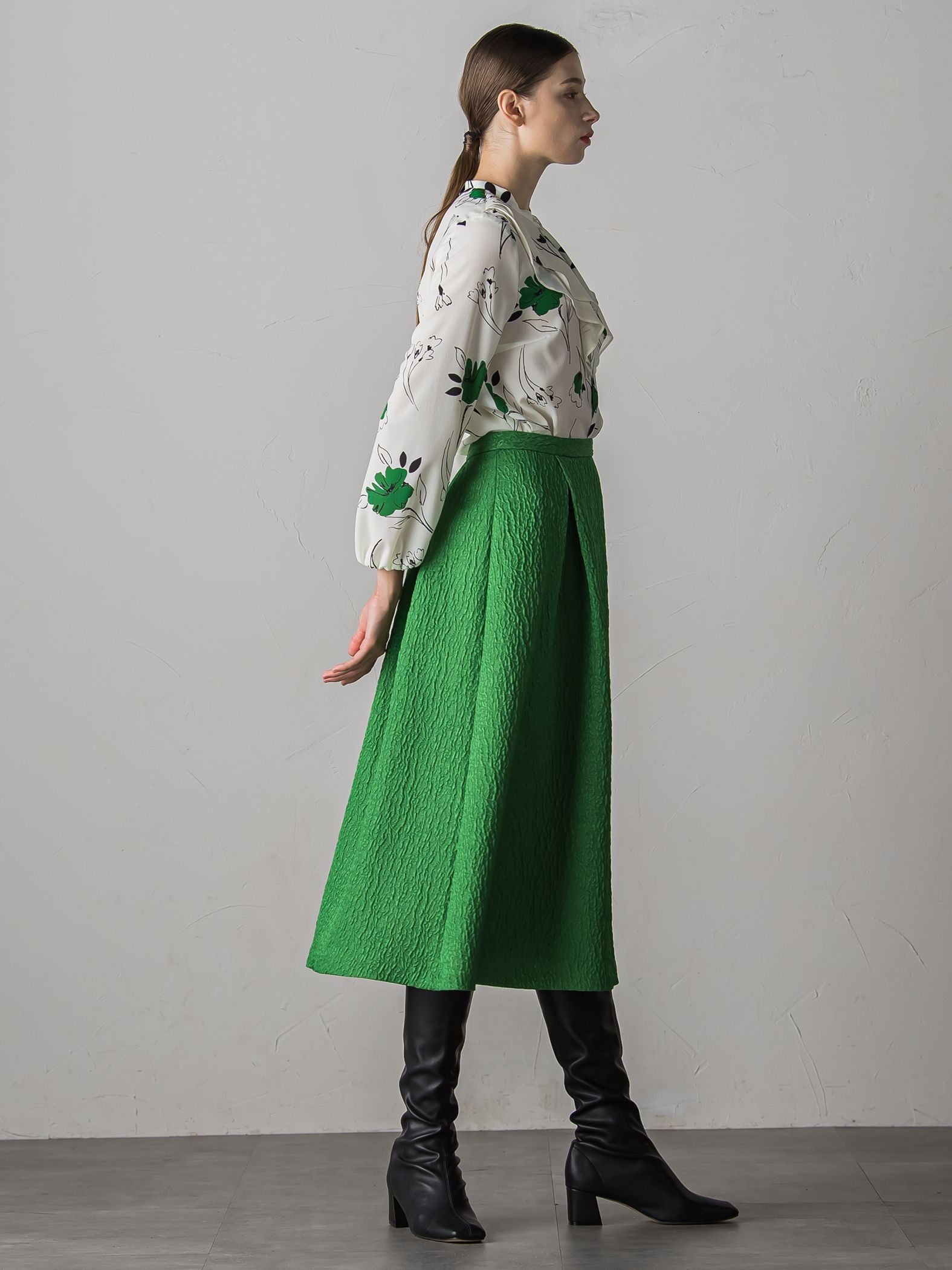 FLOWER PRINT BLOUSE