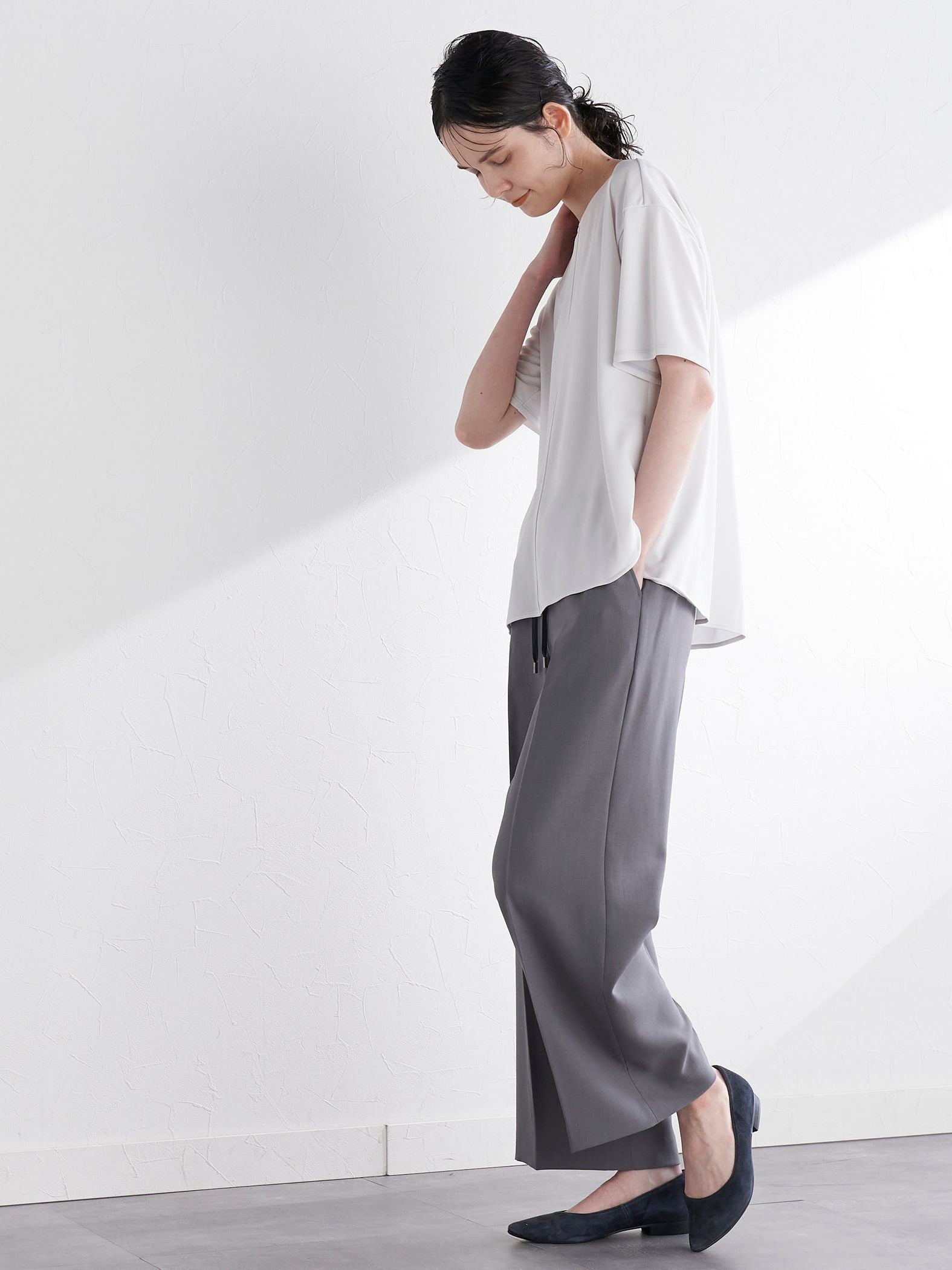 【WEB別注】きれいめリラクシーストレッチパンツ