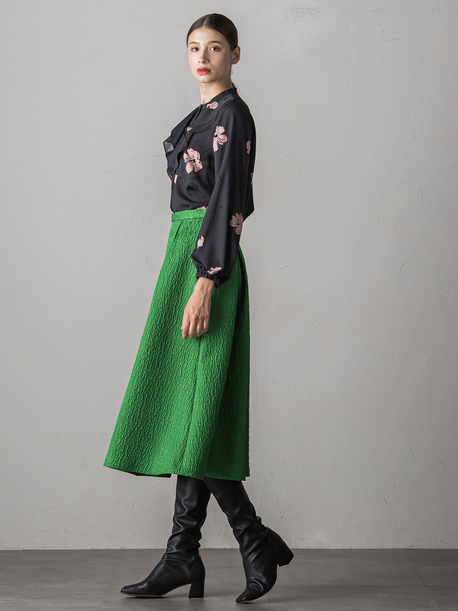 FLOWER PRINT BLOUSE