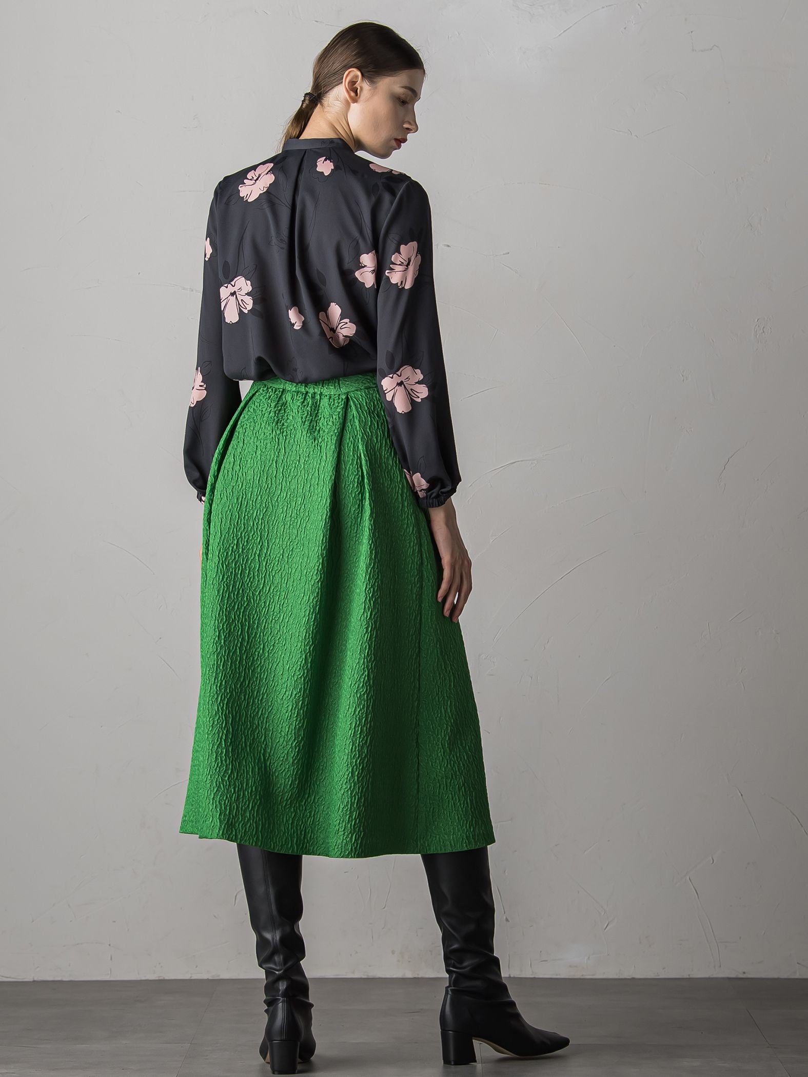 FLOWER PRINT BLOUSE