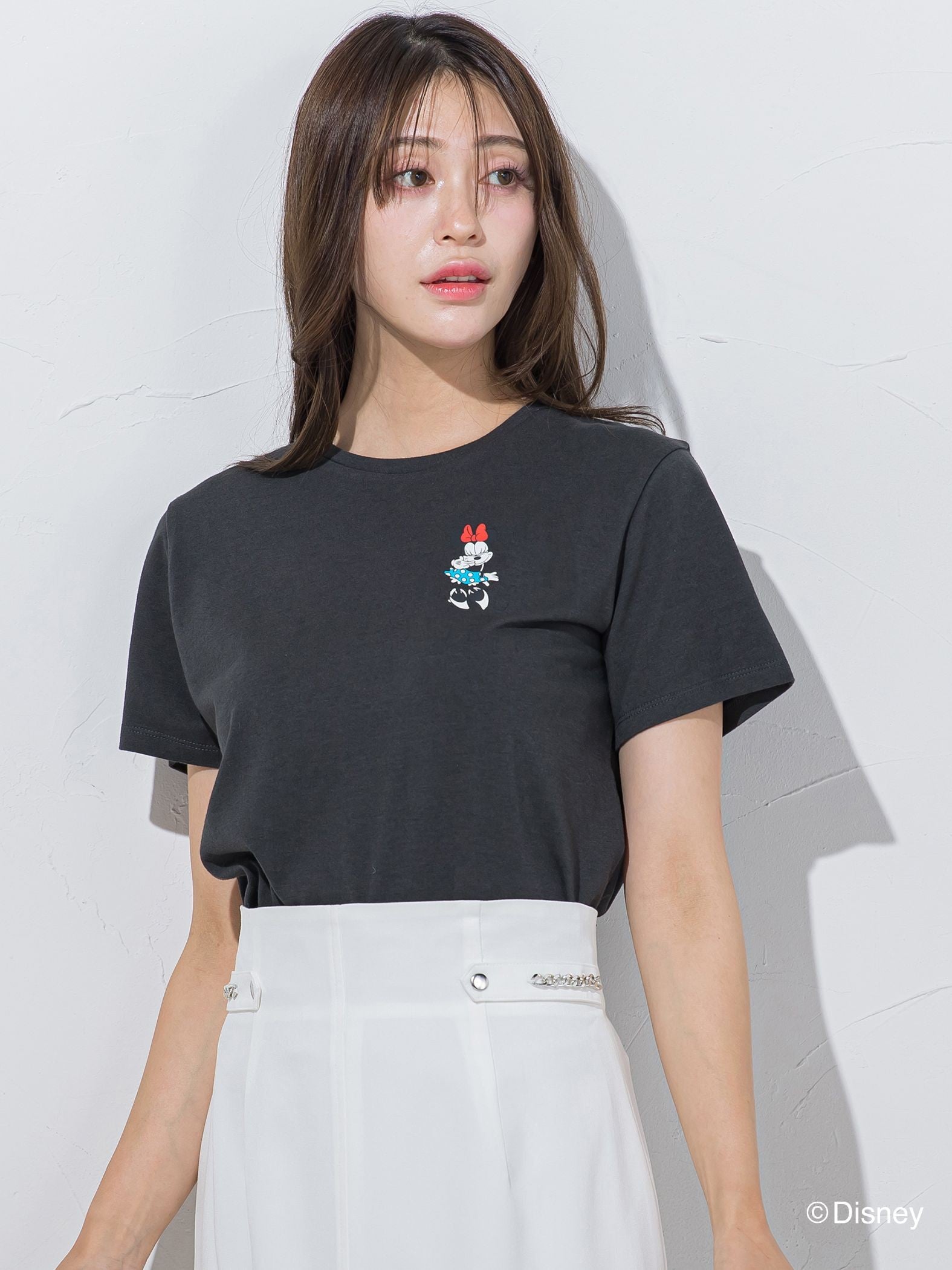 【BIOGRACE】ミニーマウスTシャツ 《VINTAGE CHARACTER ART/洗濯機で洗える》