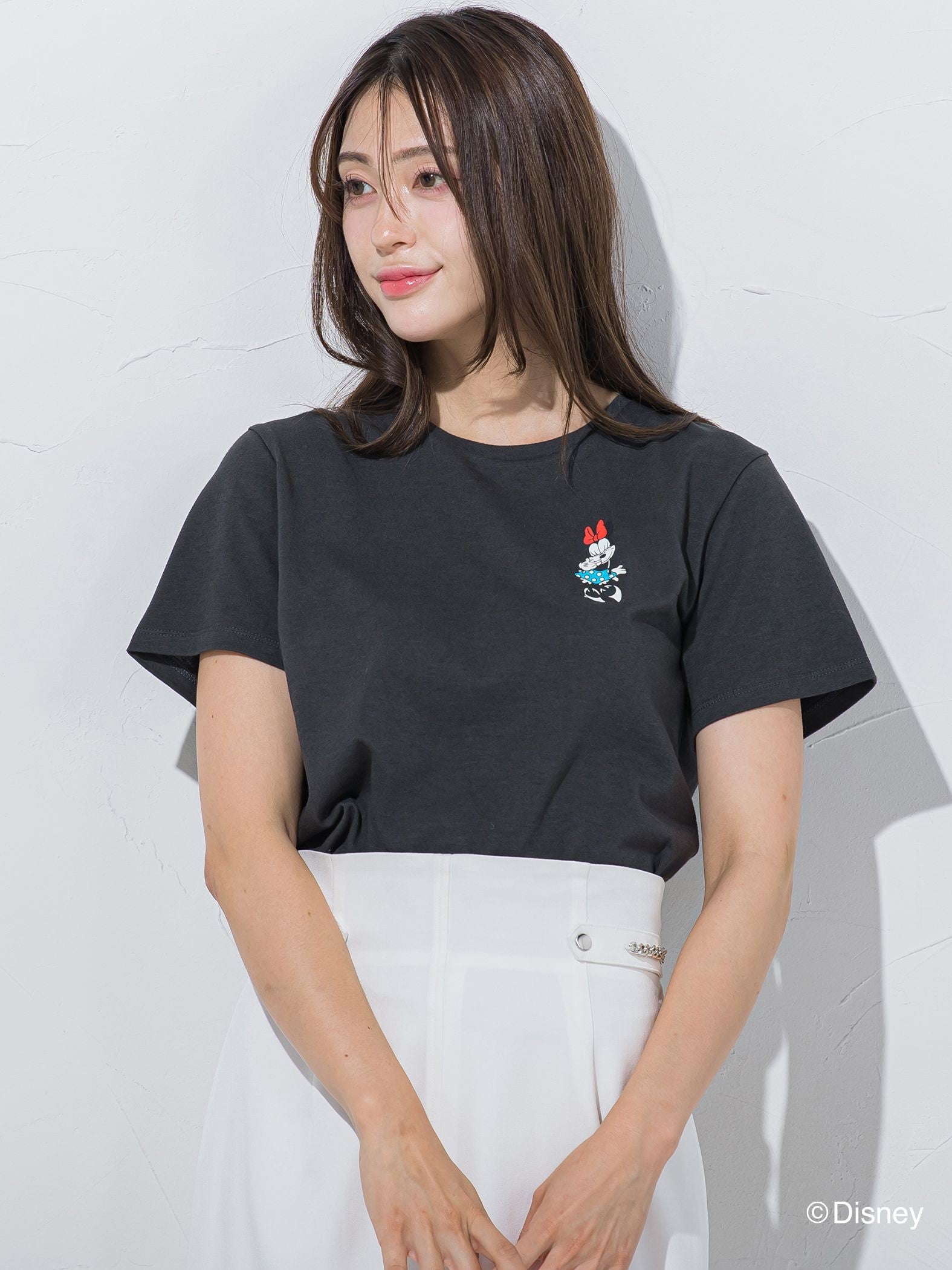 【BIOGRACE】ミニーマウスTシャツ 《VINTAGE CHARACTER ART/洗濯機で洗える》