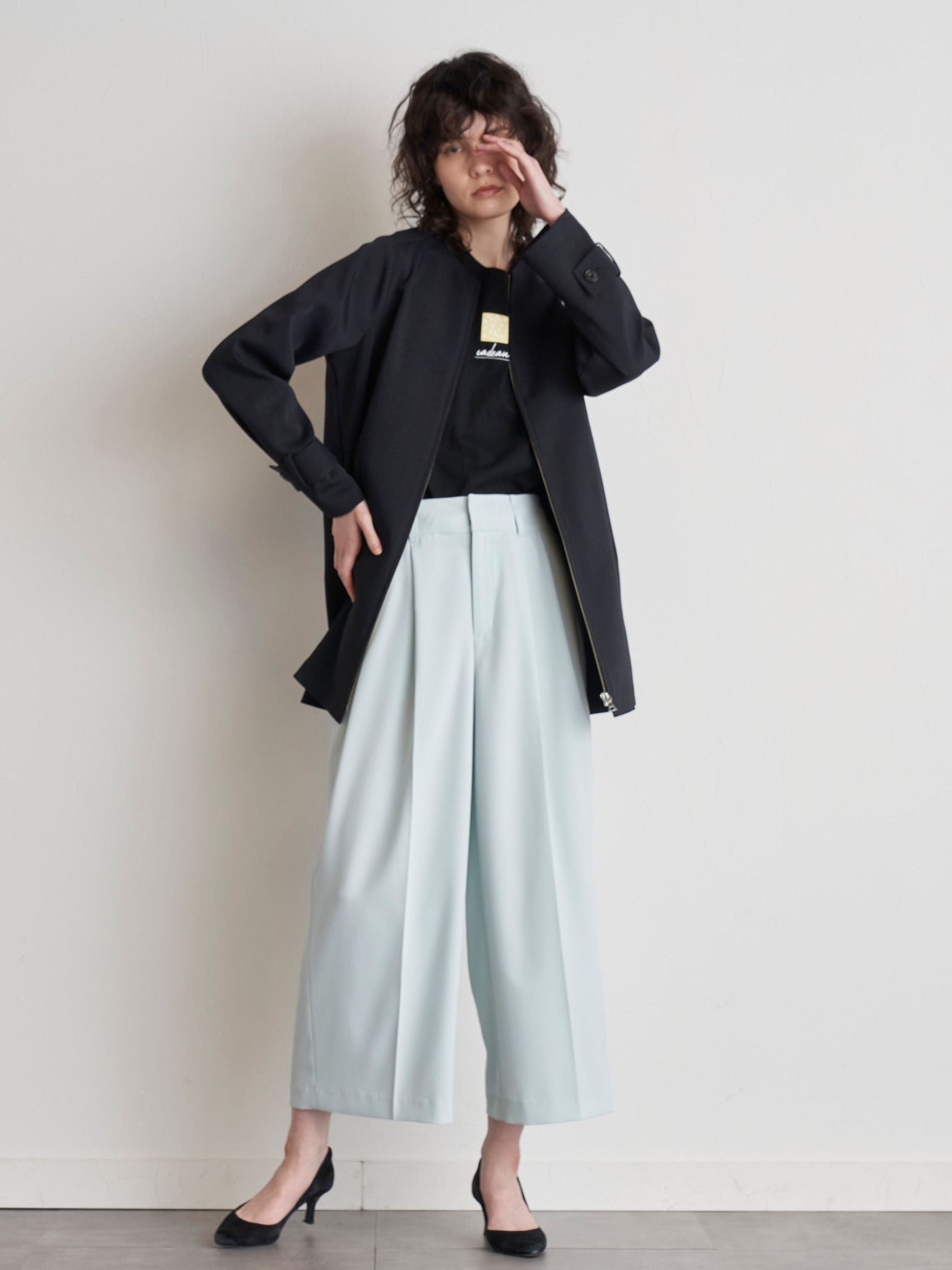 【大きいサイズ】【ECOBLUE】ストレッチパンツ≪洗濯機で洗える≫