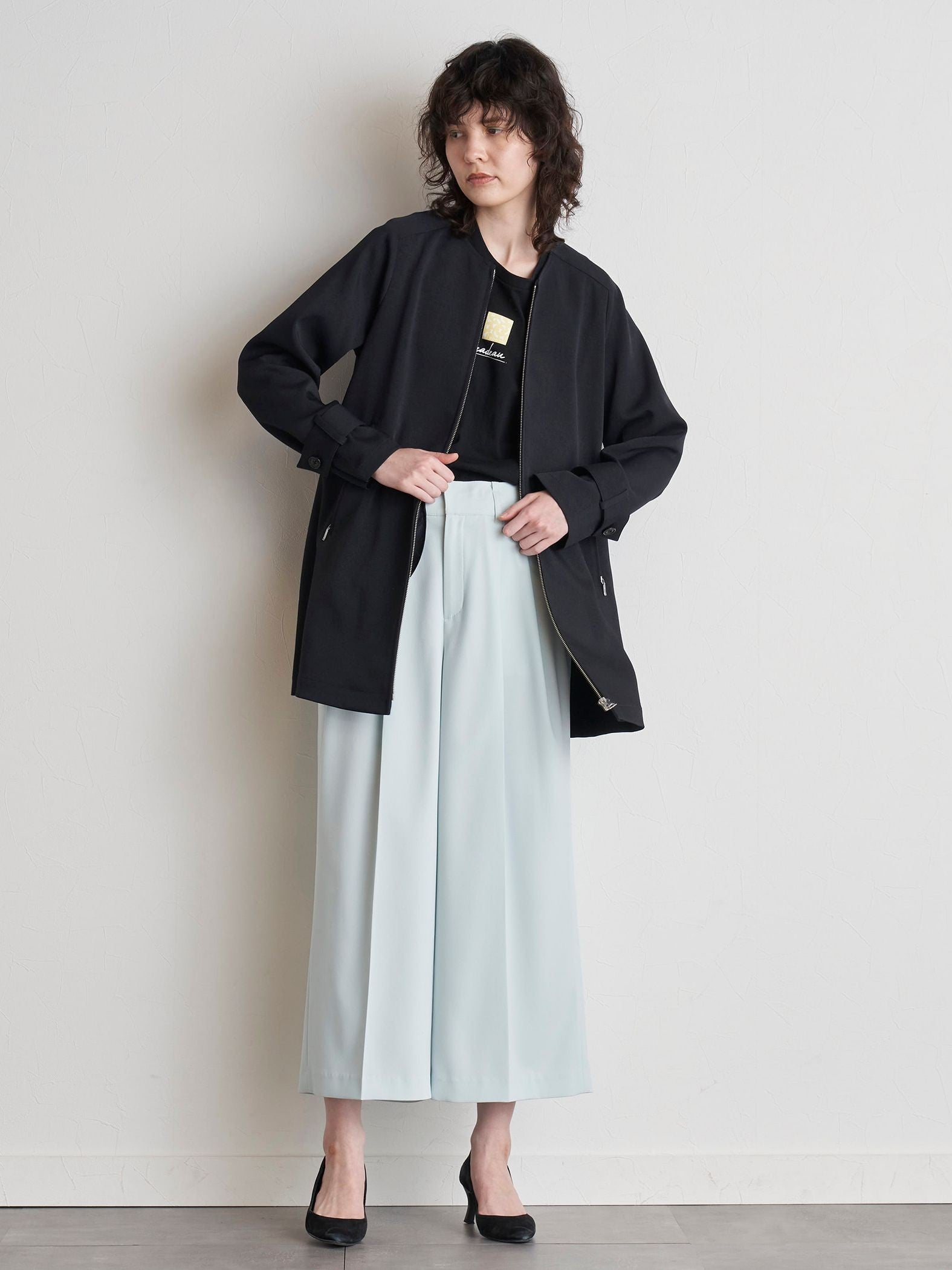 【大きいサイズ】【ECOBLUE】ストレッチパンツ≪洗濯機で洗える≫