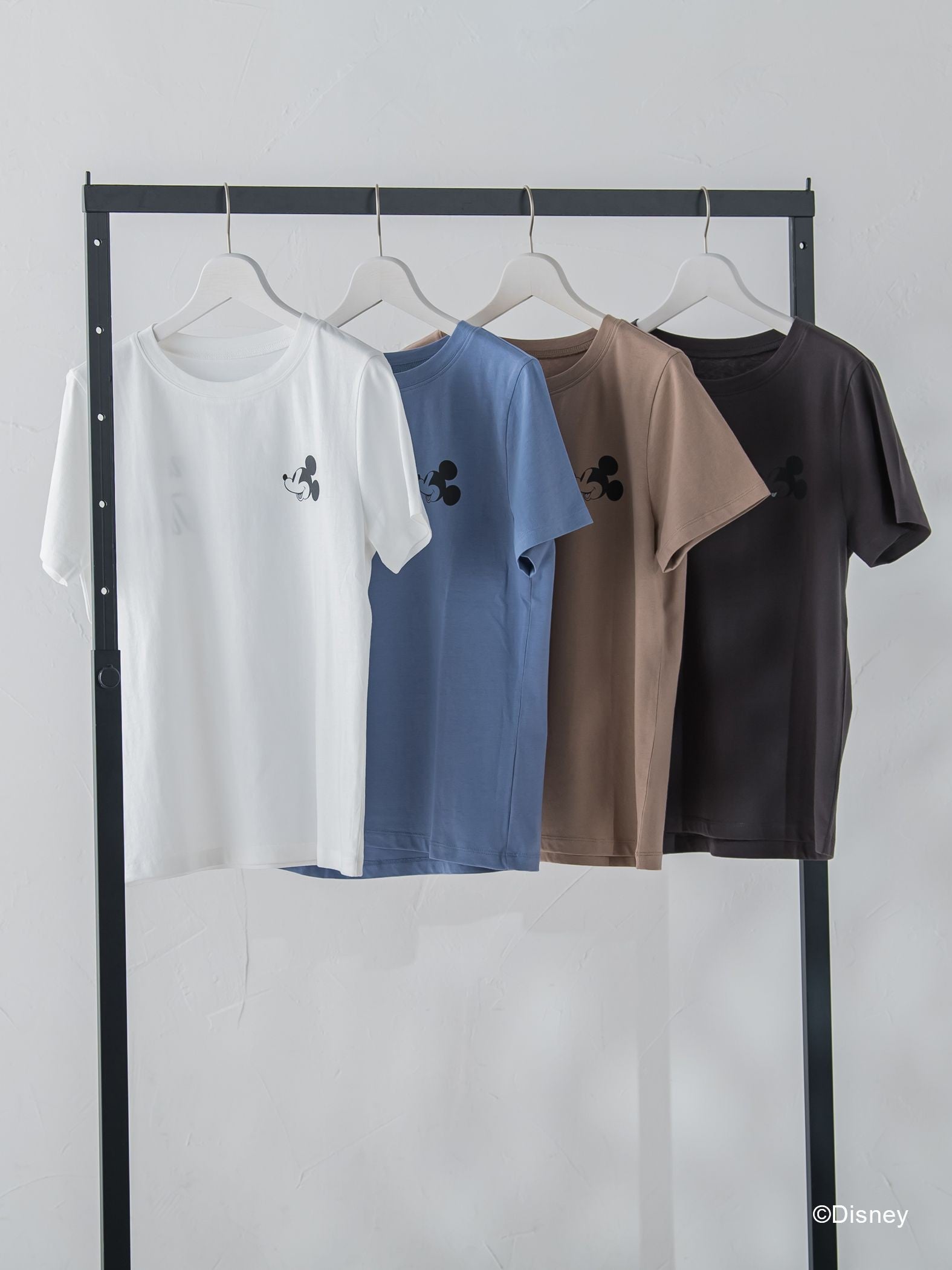 【DISNEY/ディズニー ミッキーマウス】MICKEYコンパクトサイズTシャツ《洗濯機で洗える》