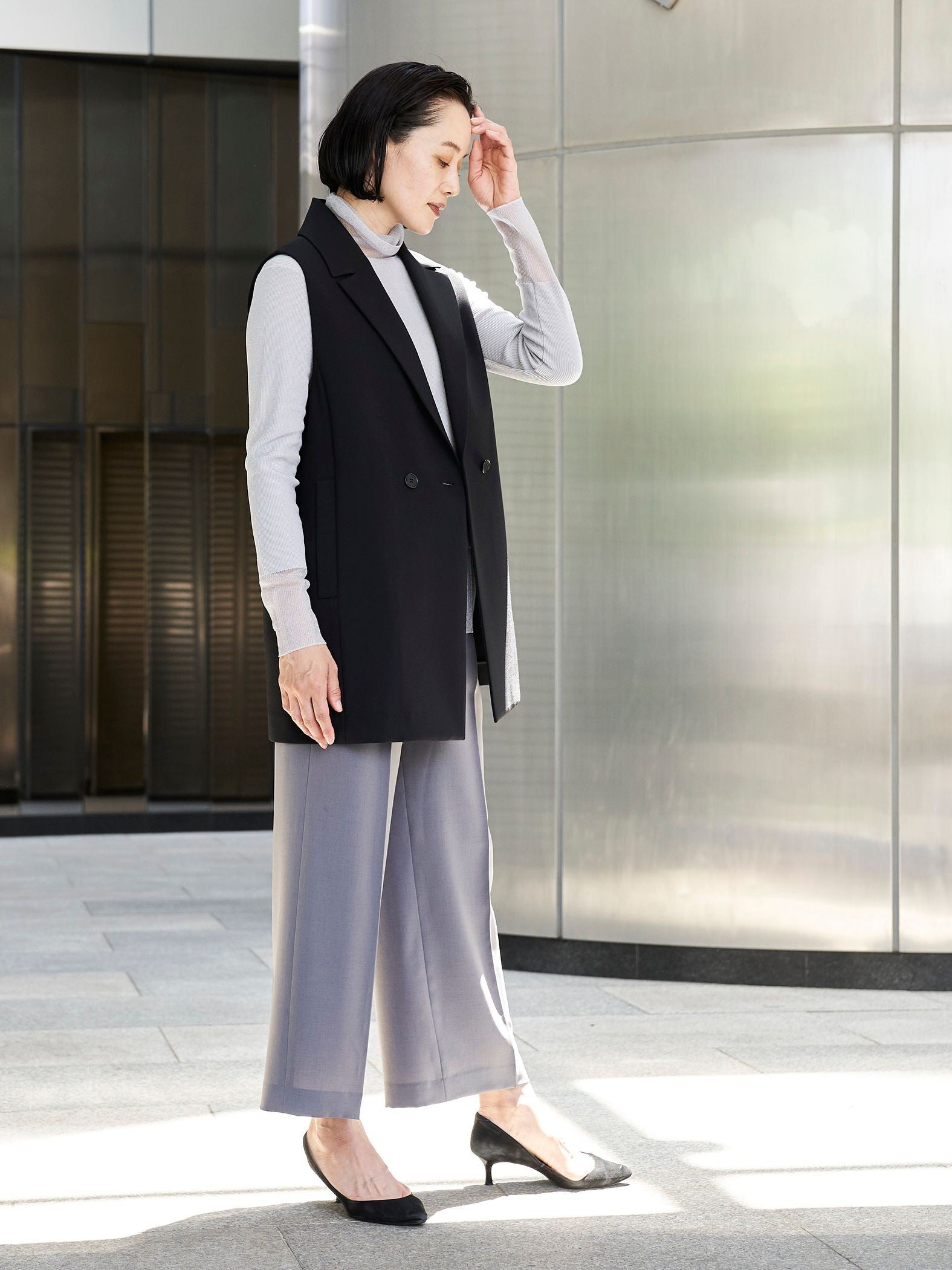 【WEB別注】きれいめリラクシーストレッチパンツ