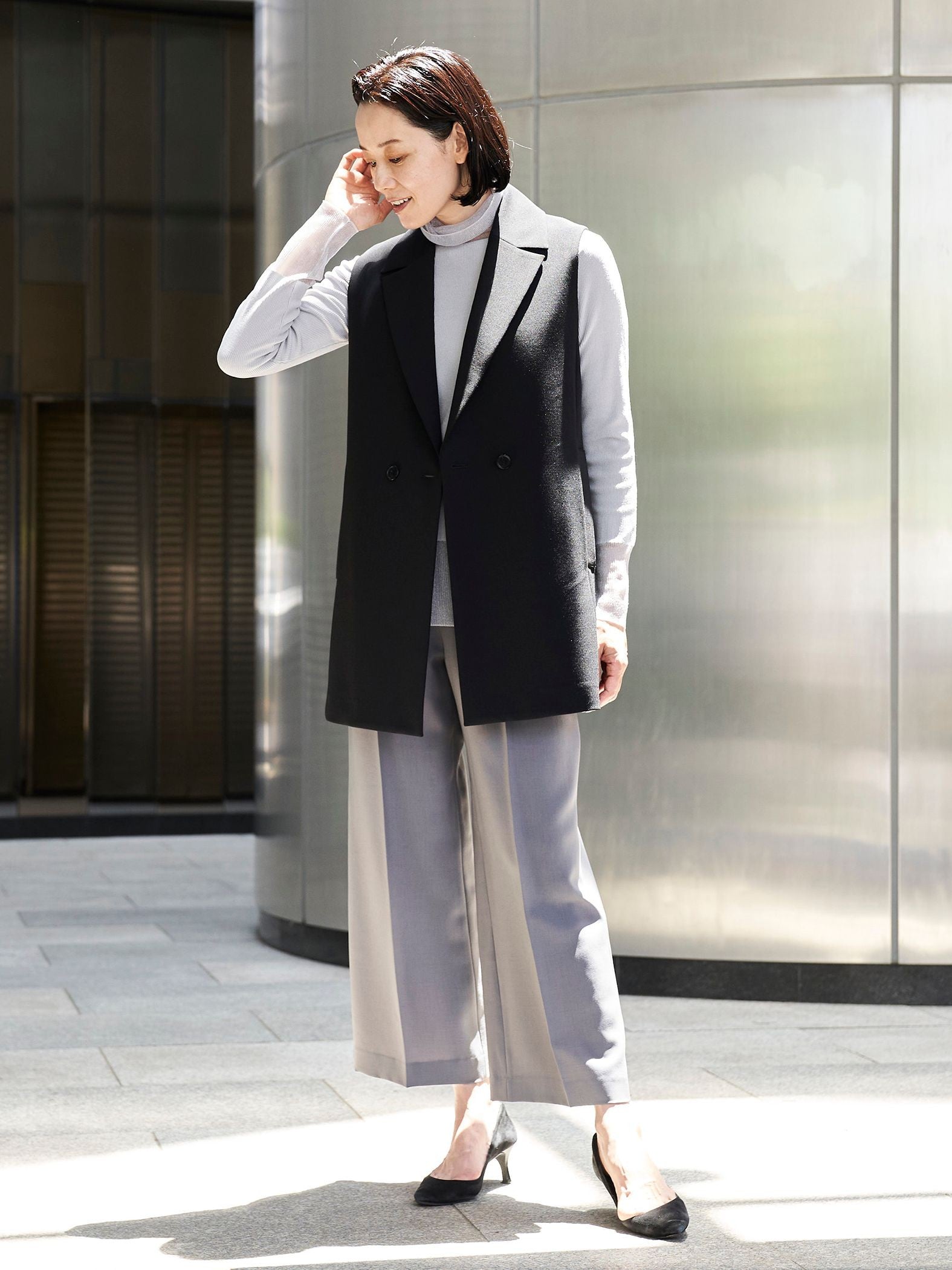 【WEB別注】きれいめリラクシーストレッチパンツ