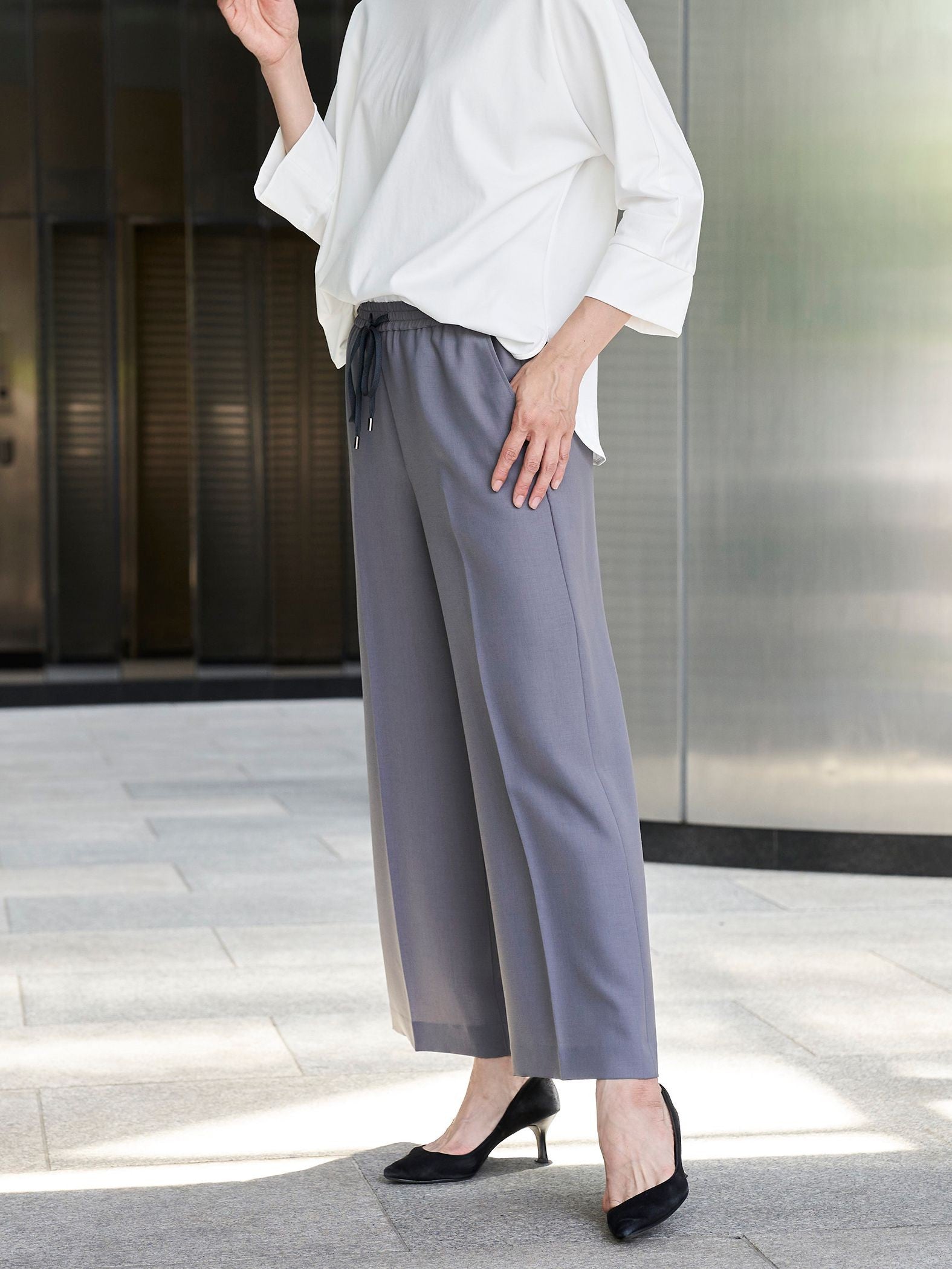 【WEB別注】きれいめリラクシーストレッチパンツ