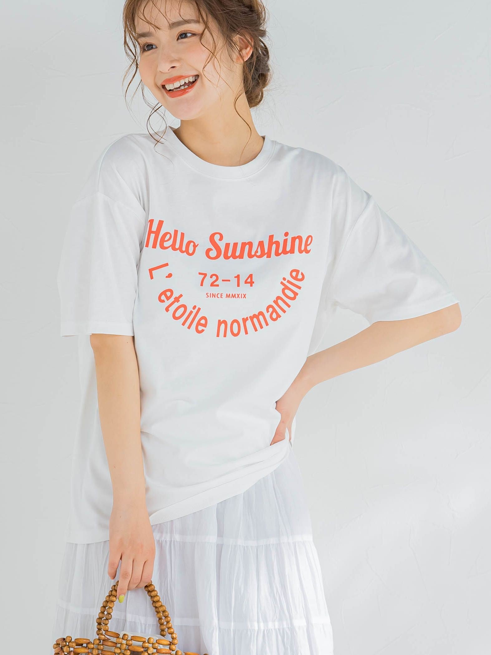 【カフェ風のロゴが可愛い】カフェロゴTシャツ《洗濯機で洗える》