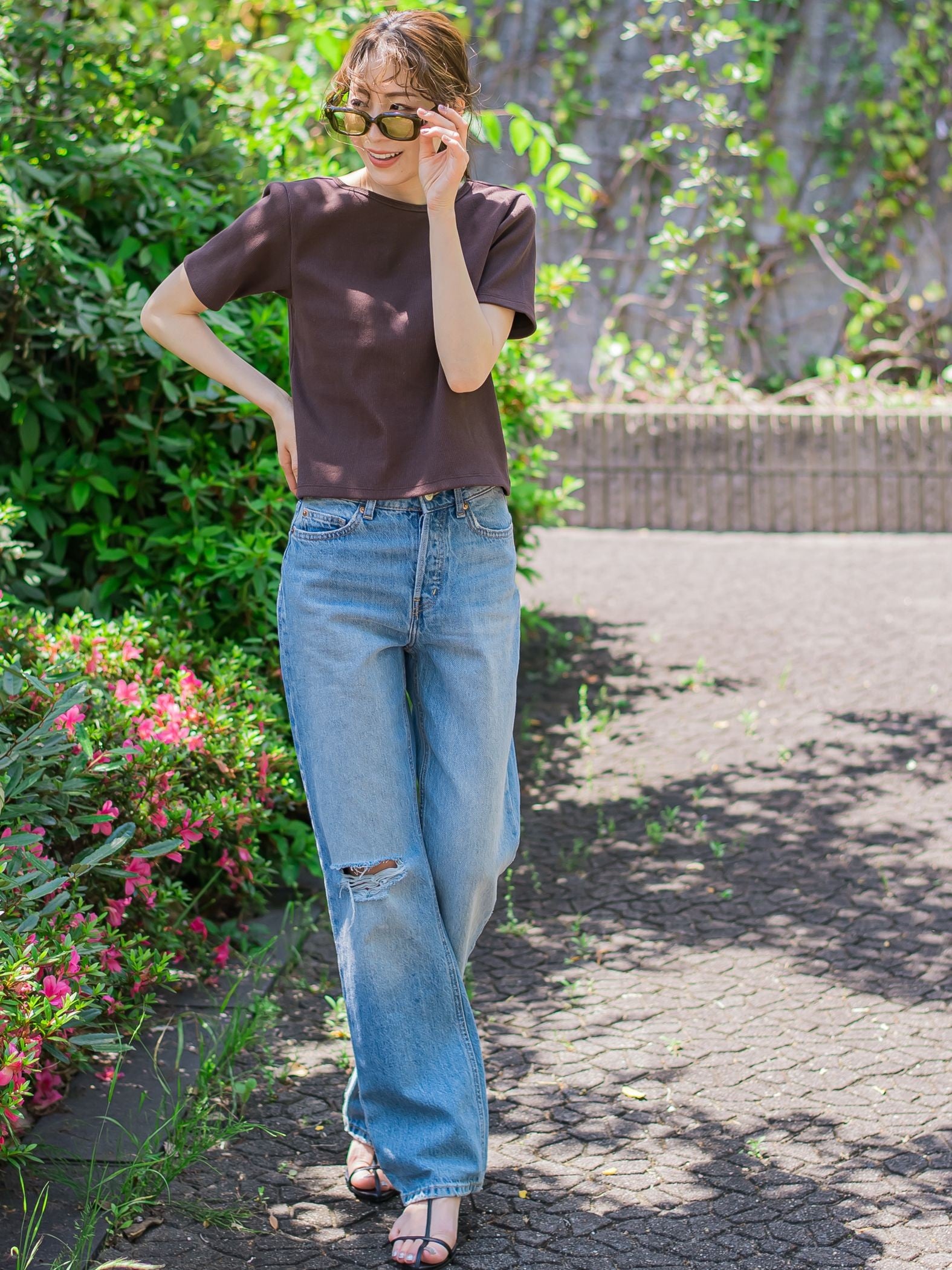 【着回し力抜群】テレコバックオープンTシャツ《洗濯機で洗える》