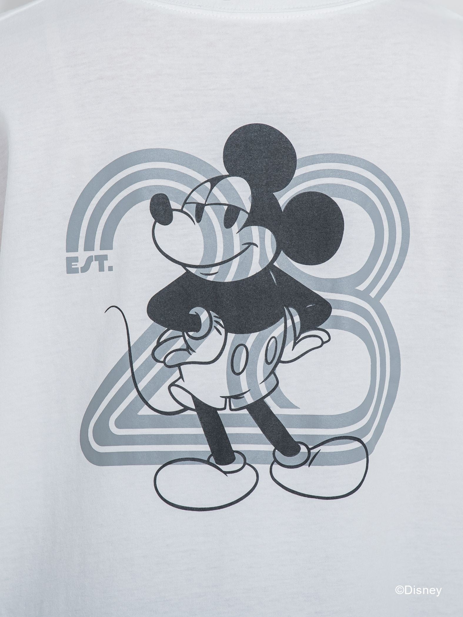 【DISNEY/ディズニー ミッキーマウス】MICKEYオーバーサイズバックプリントTシャツ《洗濯機で洗える》