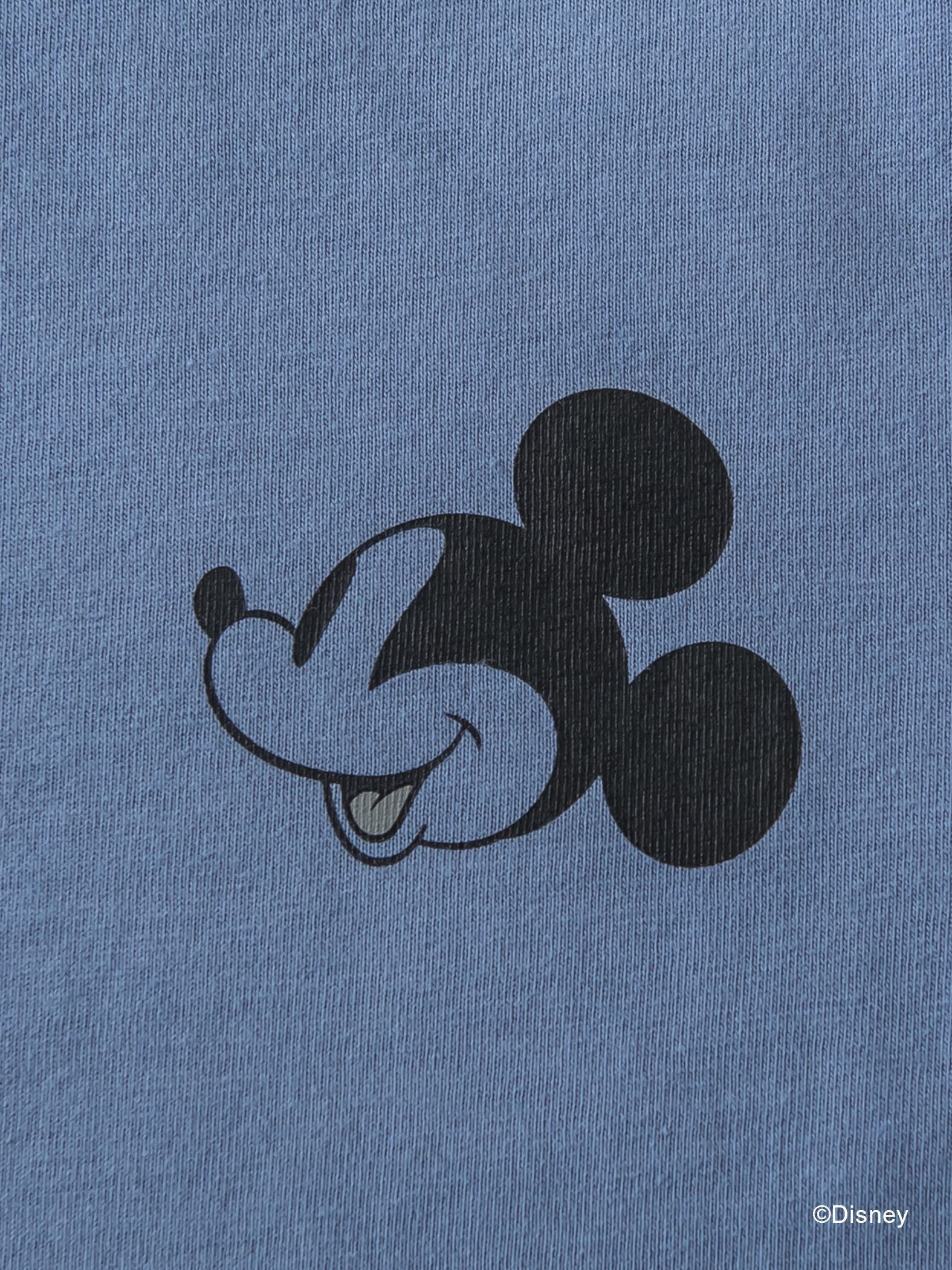 【DISNEY/ディズニー ミッキーマウス】MICKEYコンパクトサイズTシャツ《洗濯機で洗える》