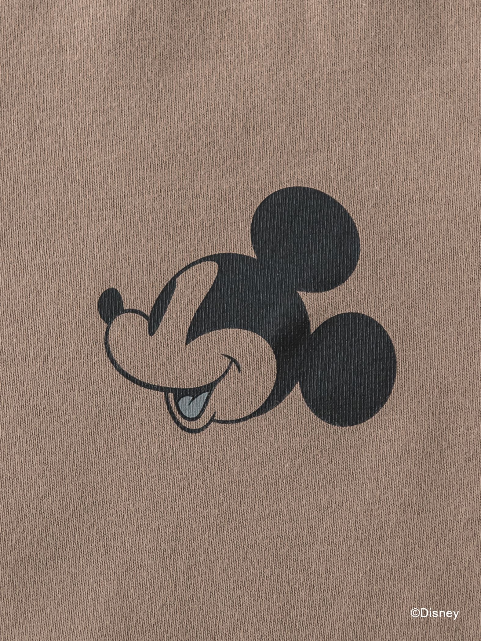 【DISNEY/ディズニー ミッキーマウス】MICKEYコンパクトサイズTシャツ《洗濯機で洗える》