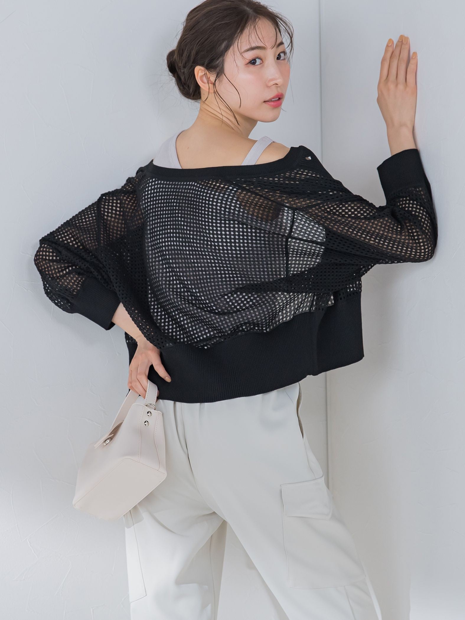 【大人女子のための優秀タンク】パット付アシメリブ《洗濯機で洗える》