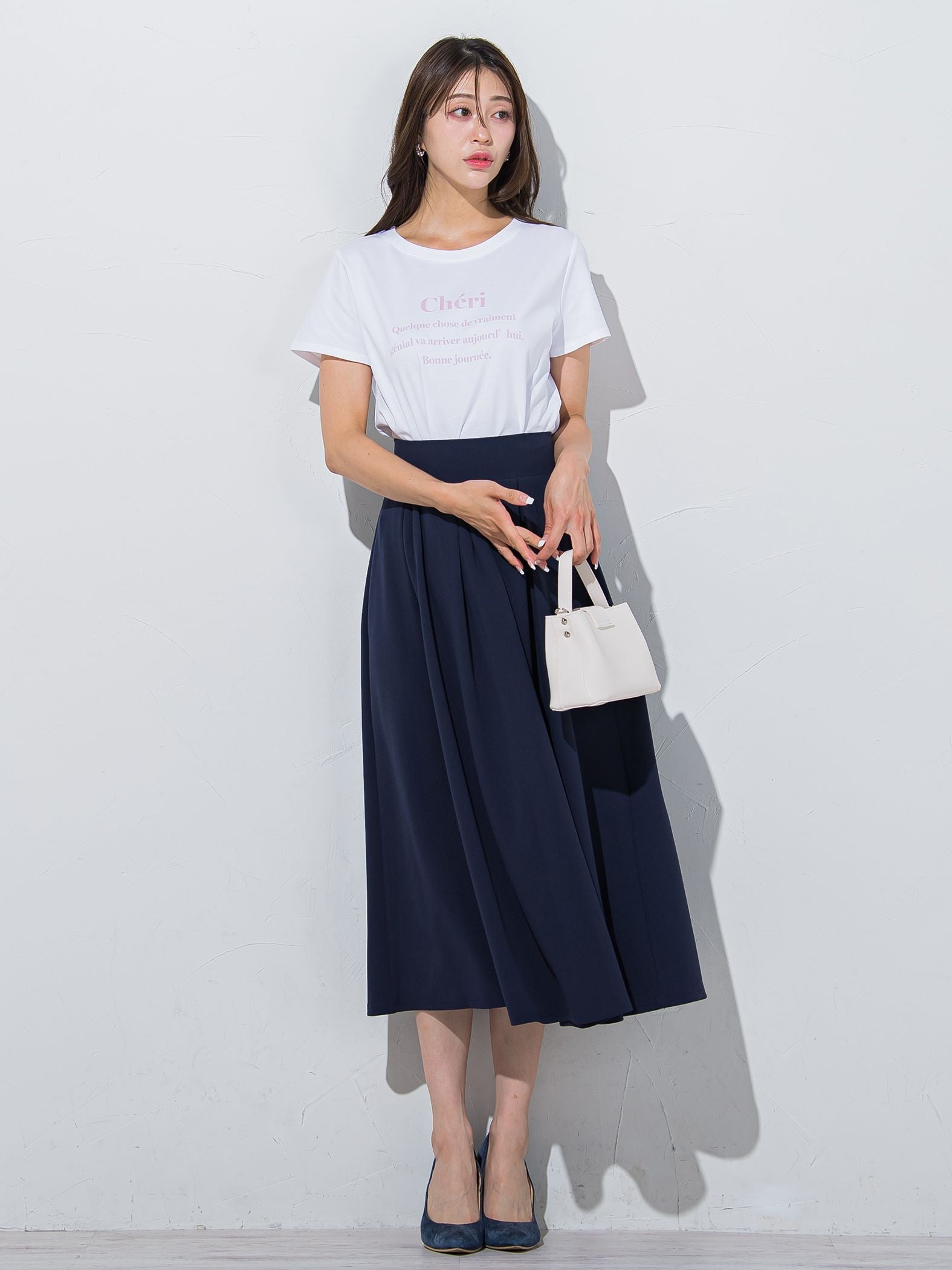 ワンポイントロゴTシャツ≪洗濯機で洗える≫
